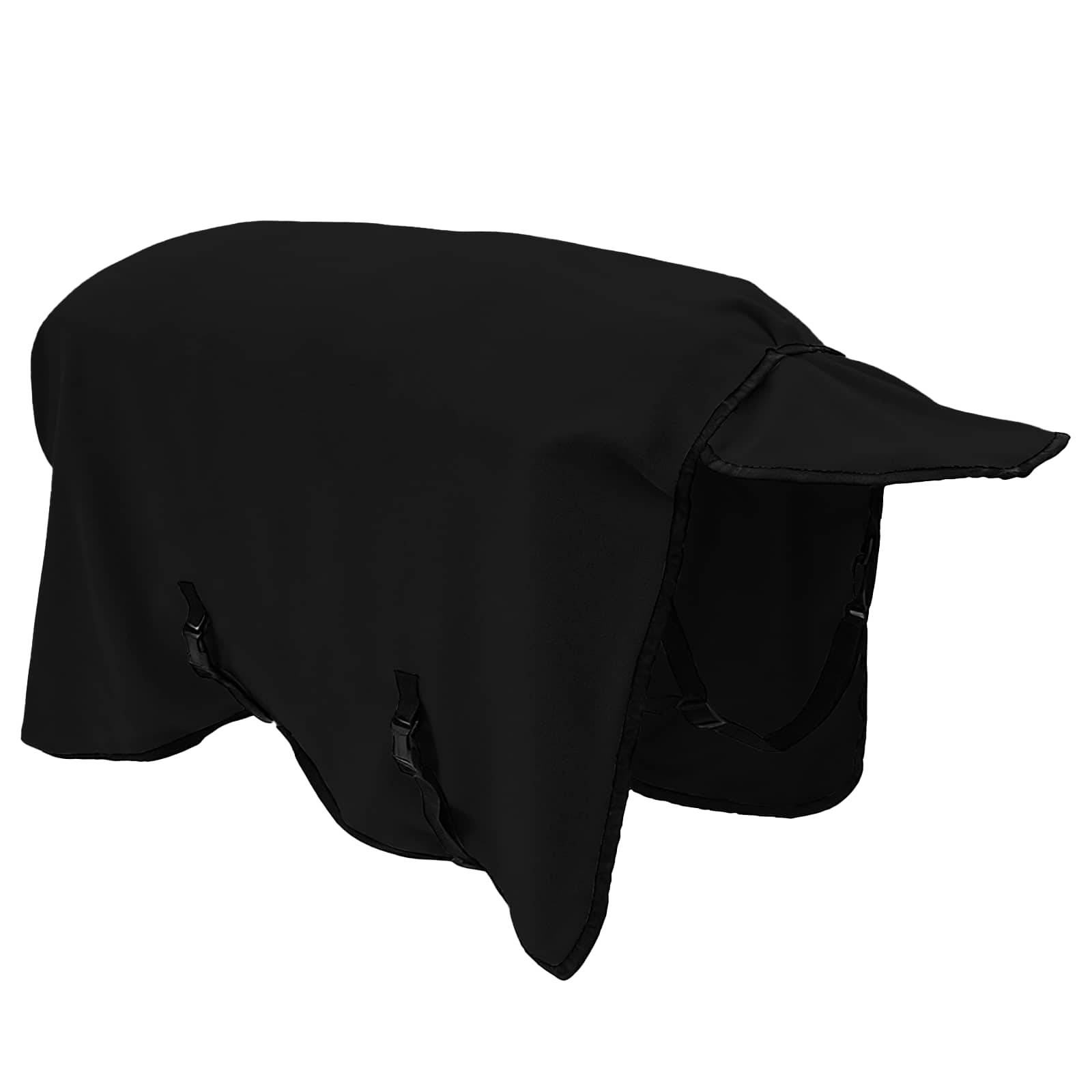vidaXL Pferdedecke Schwarz 75 cm Polyester