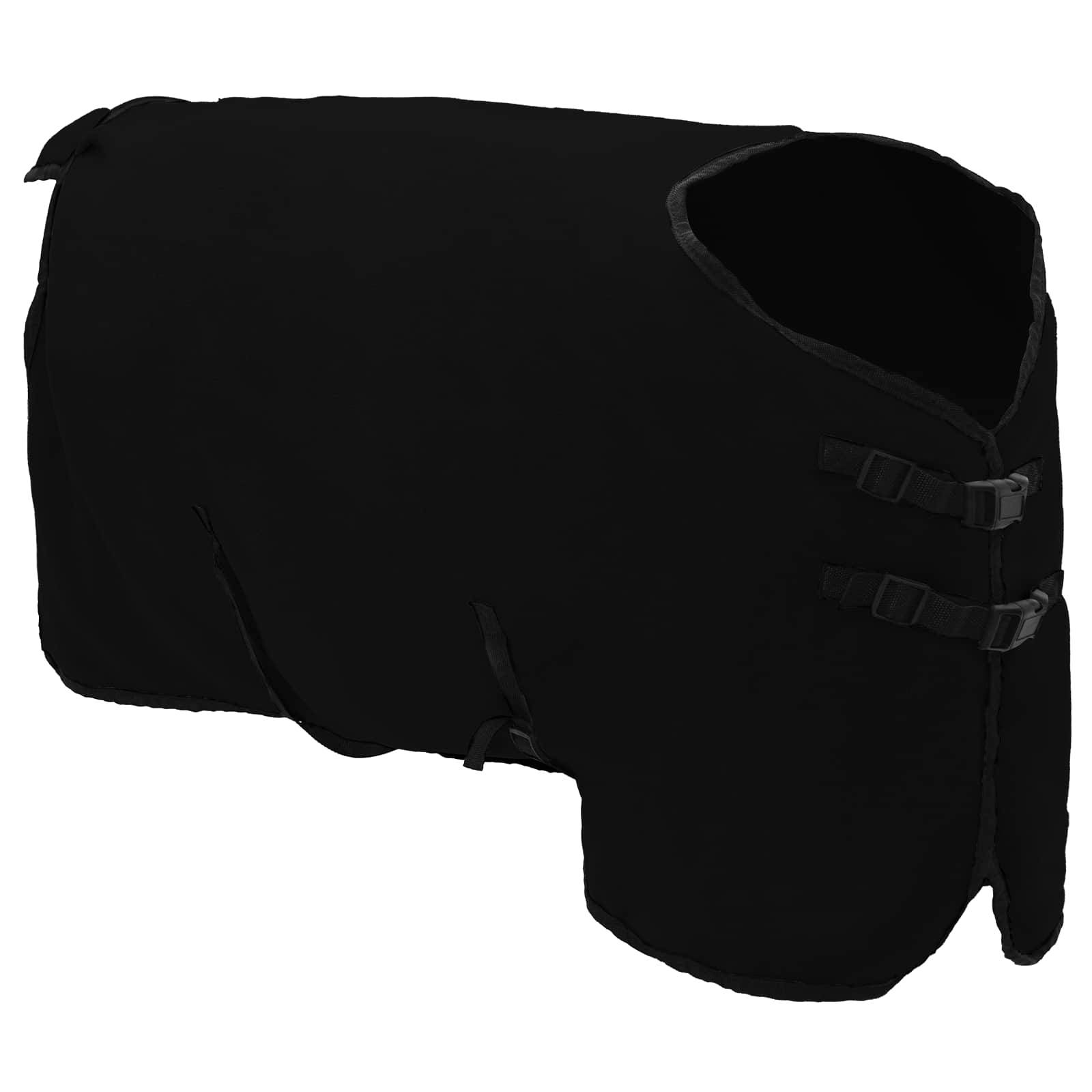 vidaXL Pferdedecke Schwarz 75 cm Polyester