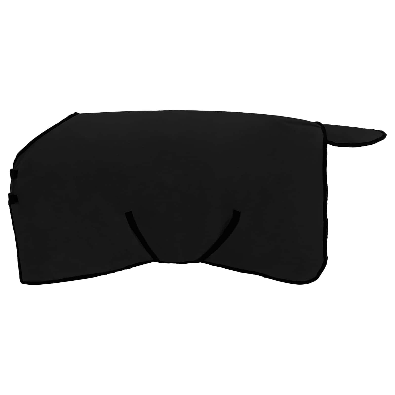 vidaXL Pferdedecke Schwarz 75 cm Polyester