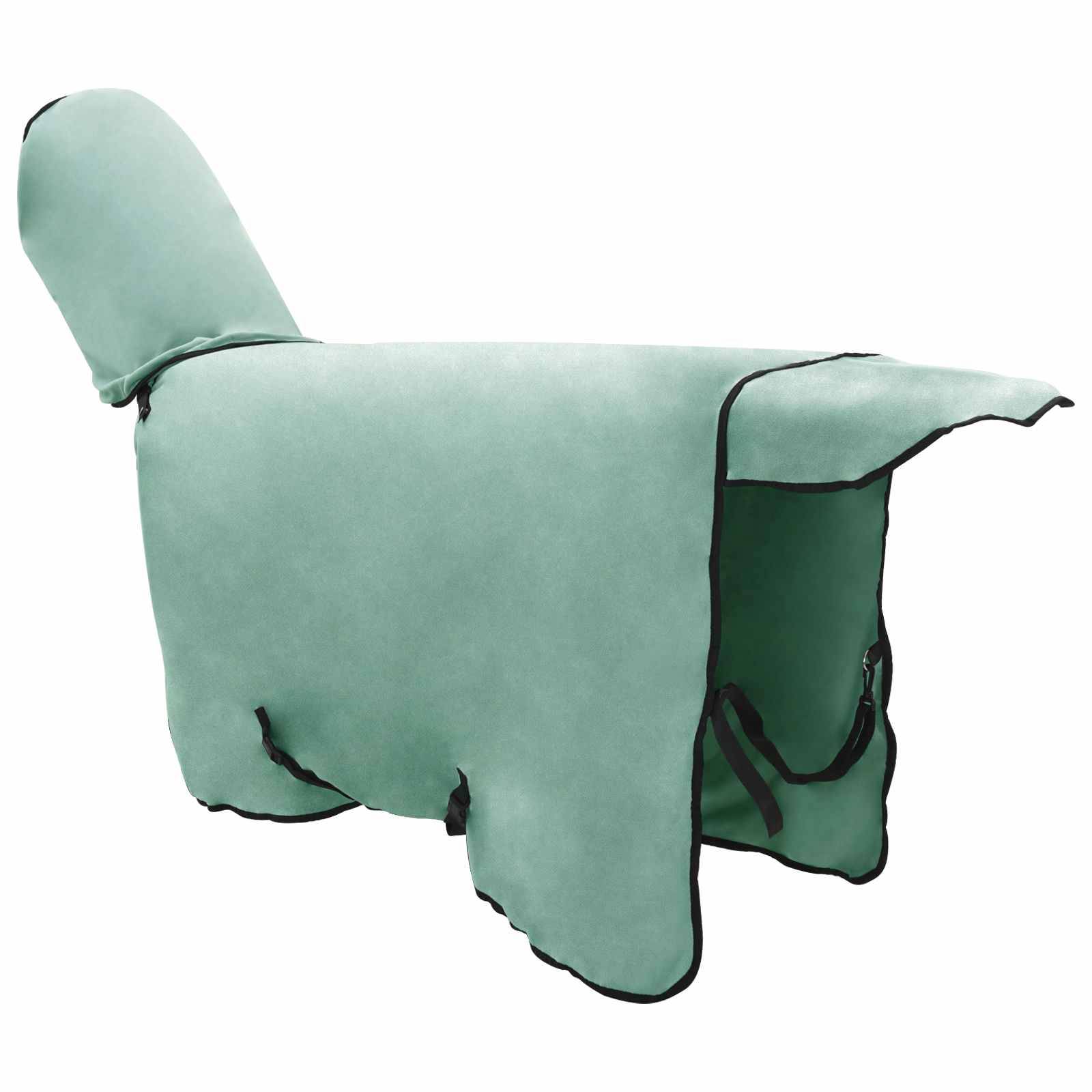 vidaXL Pferdedecke Sondergrün 85 cm Polyester