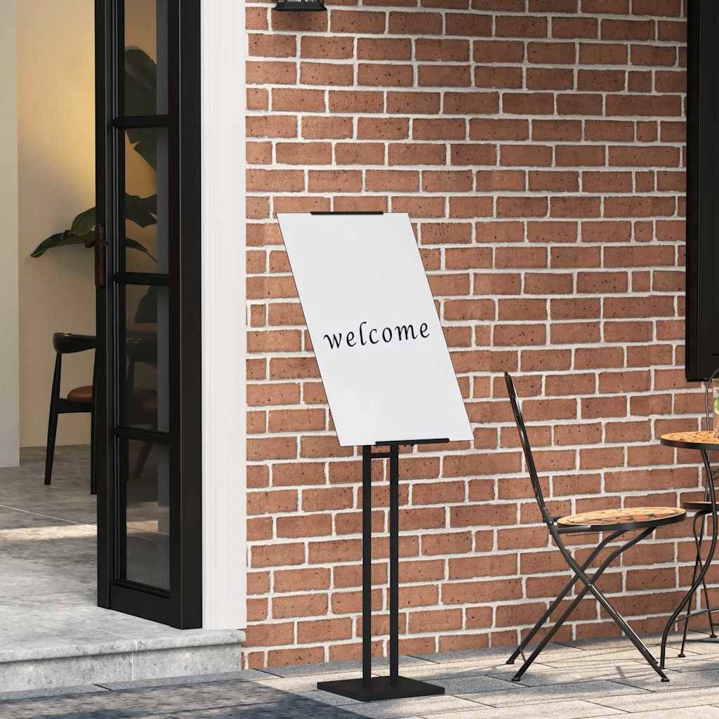 vidaXL Messestände Schwarz 26,5 x 26,5 x 150 cm Stahl