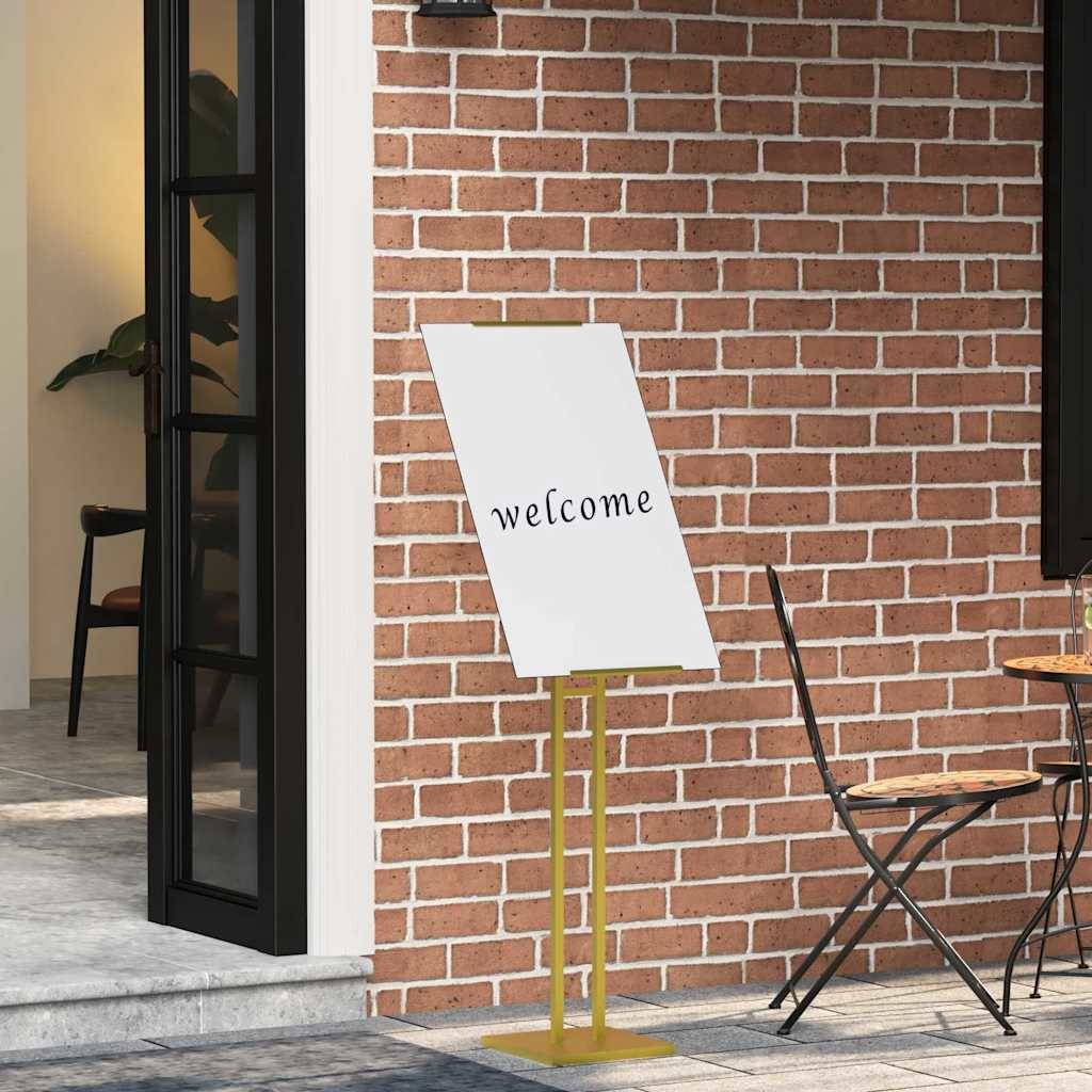 vidaXL Messestände Gold 26,5 x 26,5 x 150 cm Stahl