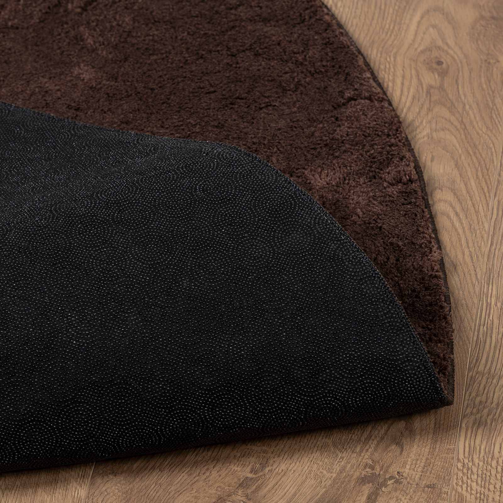 vidaXL Mittlerer Flor weicher und waschbarer Teppich HUARTE Braun