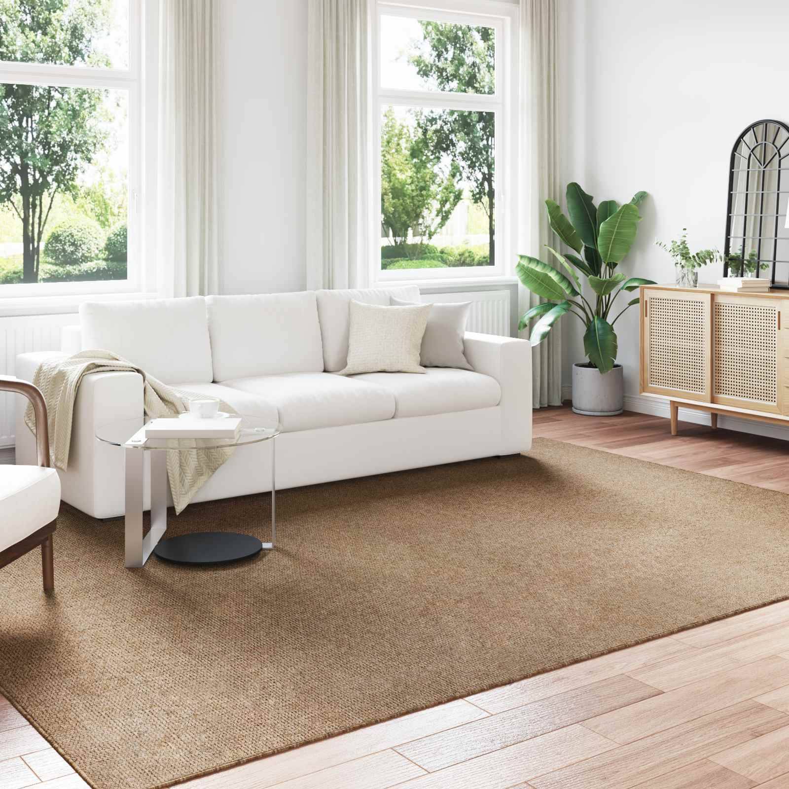 vidaXL Bereichsteppiche Rechtwinklig AGIRA Natur 340 x 240 cm