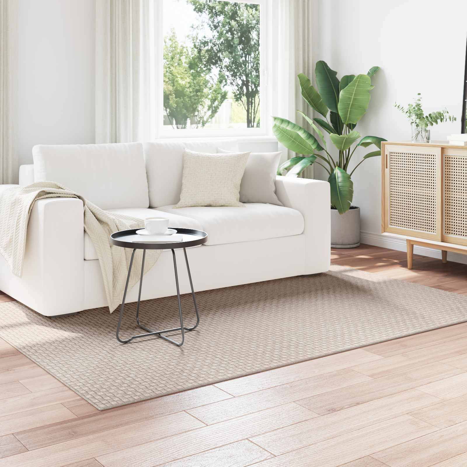vidaXL Bereichsteppiche Rechtwinklig FARO Creme 230 x 160 cm Polyester