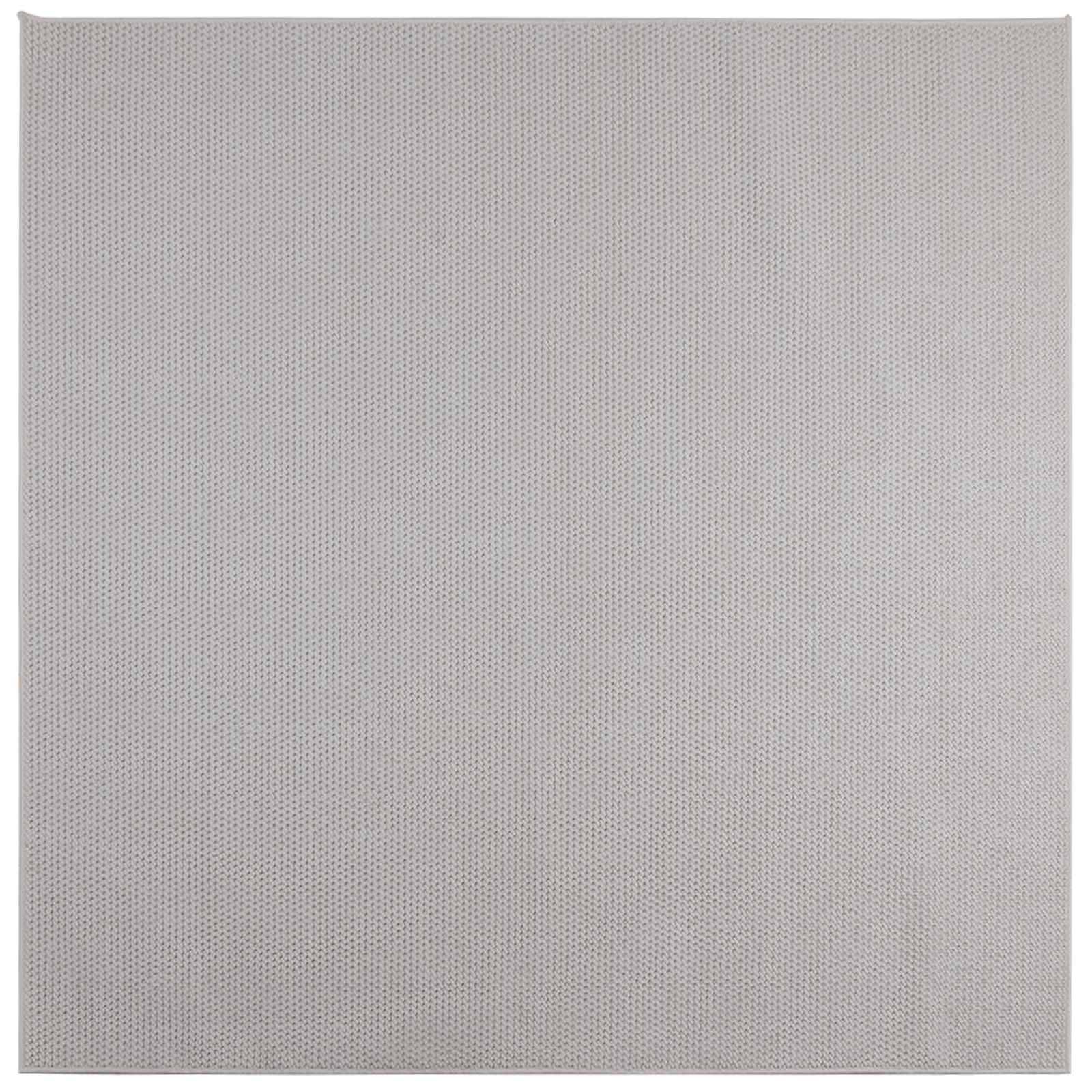 vidaXL Bereichsteppiche Quadratisch LUGO Creme 120 x 120 cm Polyester