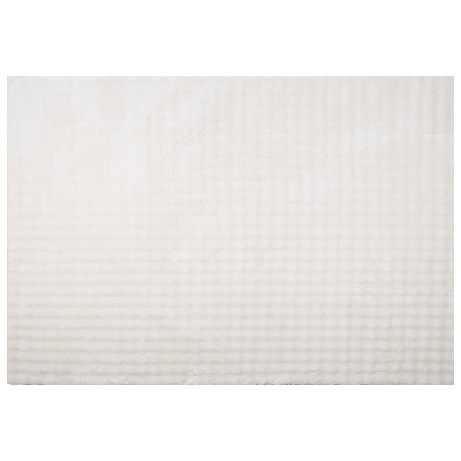 vidaXL Bereichsteppiche SIROLO Creme 200 x 140 cm Polyester