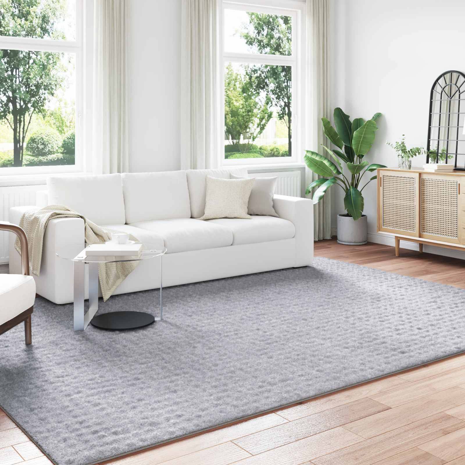 vidaXL Bereichsteppiche Rechtwinklig SIROLO Grau 340 x 240 cm