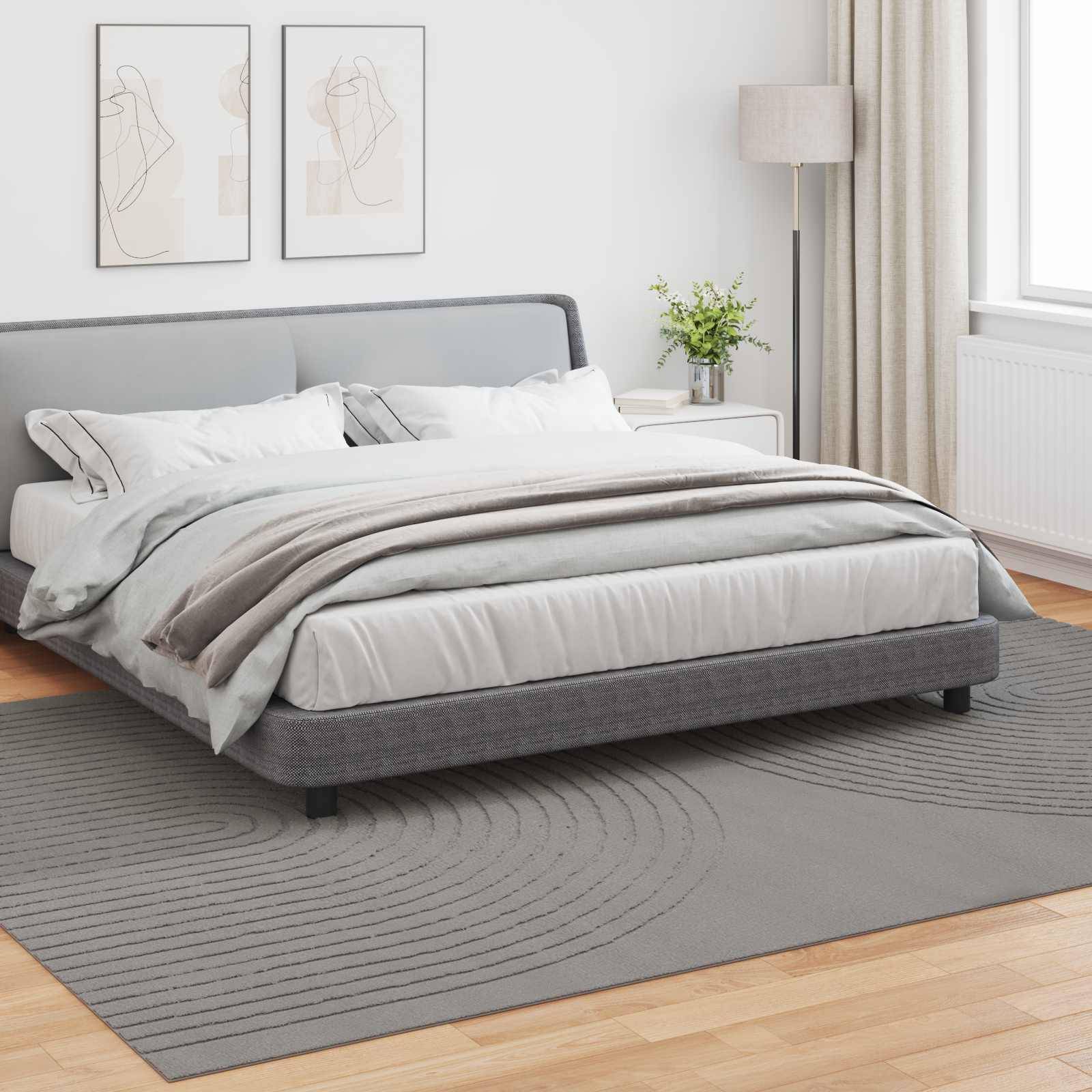 vidaXL Bereichsteppiche Rechtwinklig GALATI Grau 340 x 240 cm