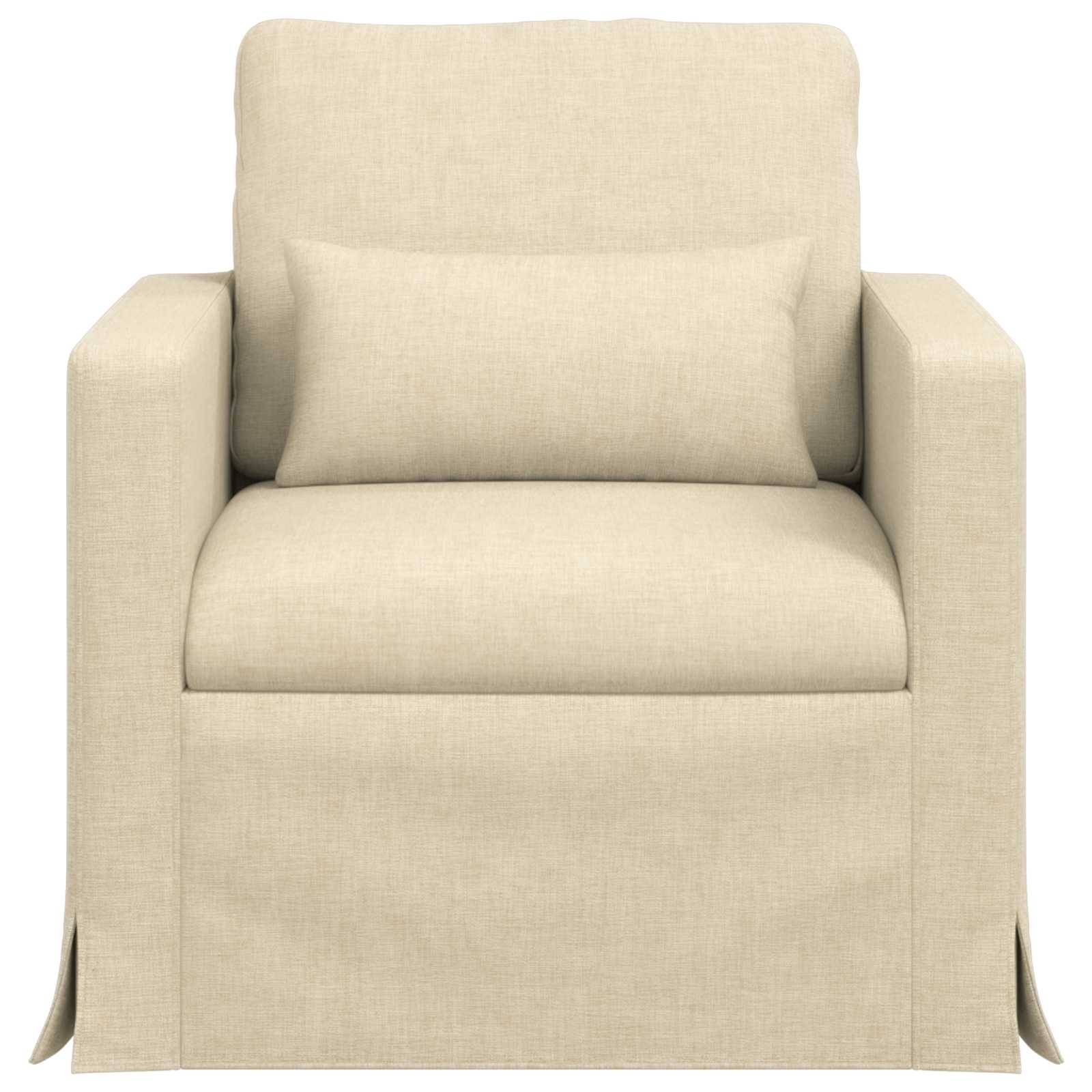 vidaXL Sofa Creme 78 x 78 x 80 cm Stoff