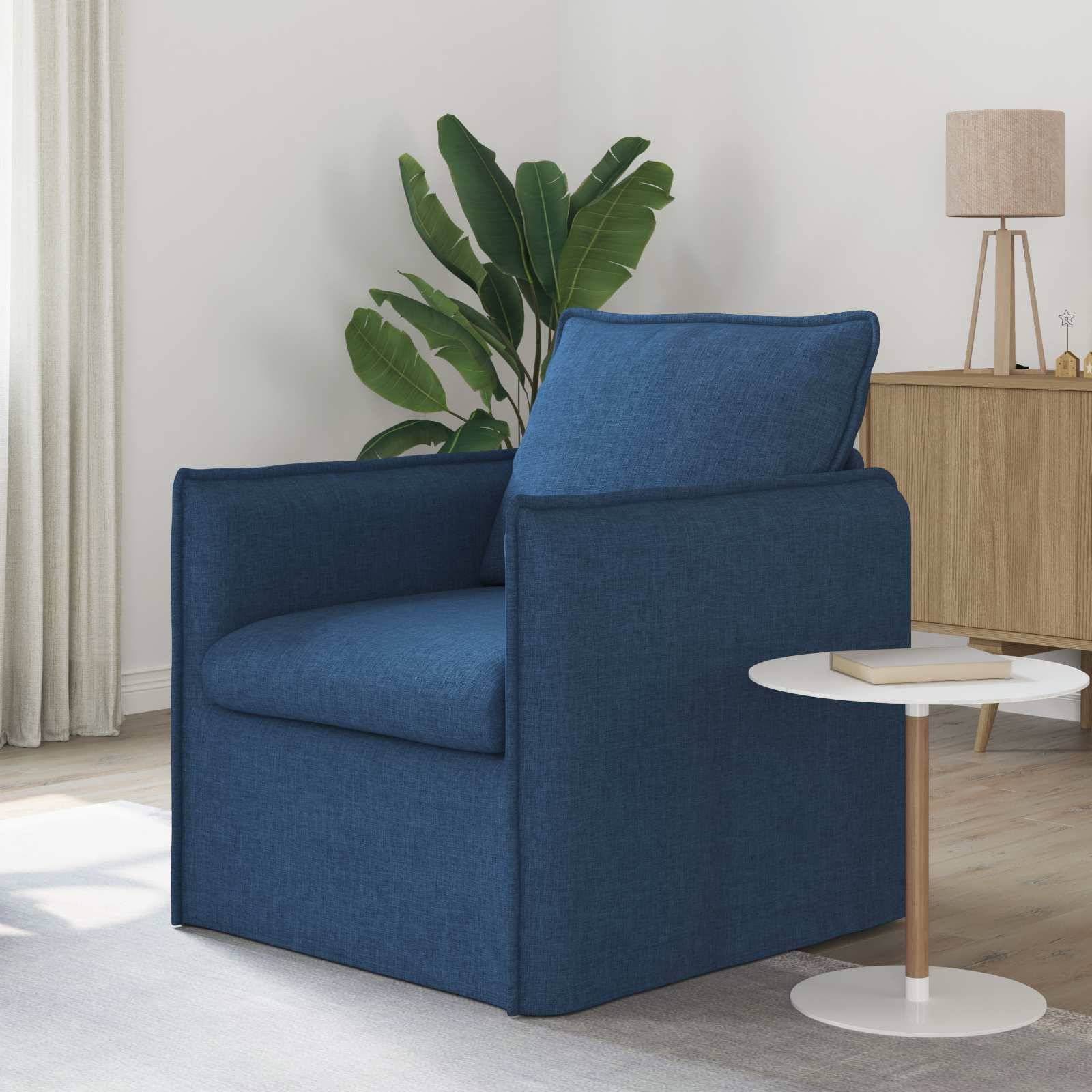 vidaXL Sofa Blau 75 x 82 x 85 cm Stoff