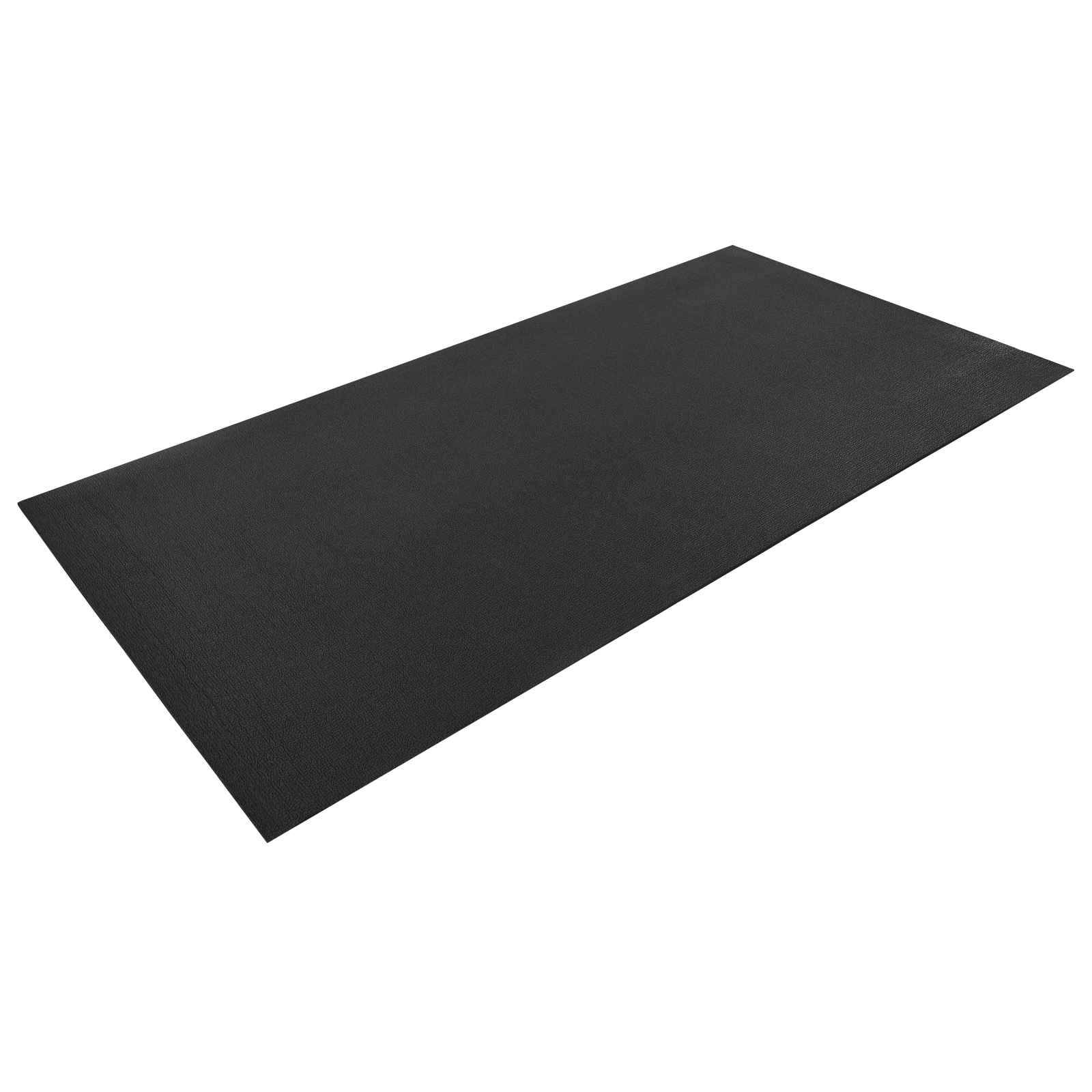 vidaXL Sport Schutzmatte Schwarz 150 x 75 x 0,6 cm Hochdichtes PVC