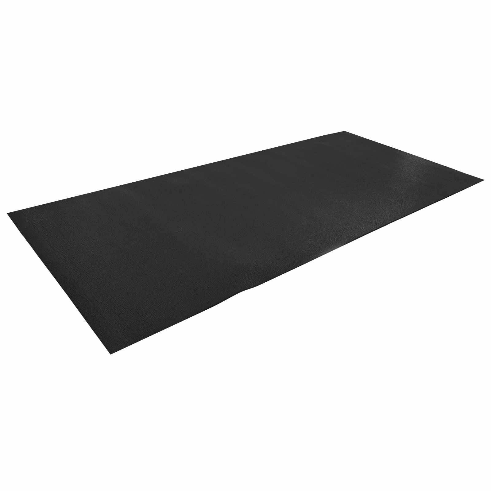 vidaXL Sport Schutzmatte Schwarz 200 x 90 x 0,6 cm Hochdichtes PVC