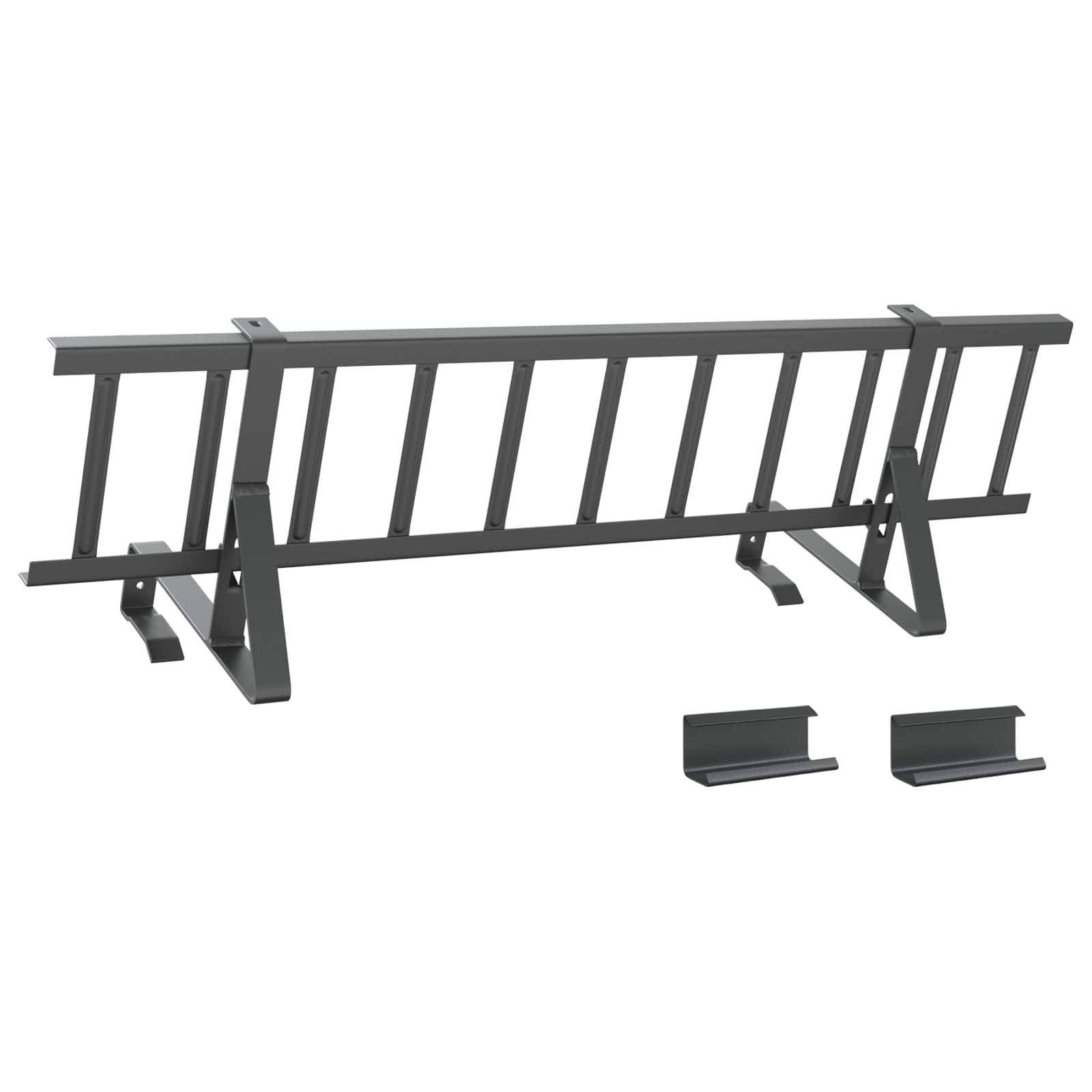 vidaXL Dachschneeschild Anthrazit 800 x 29,5 x 34,5 cm Stahl
