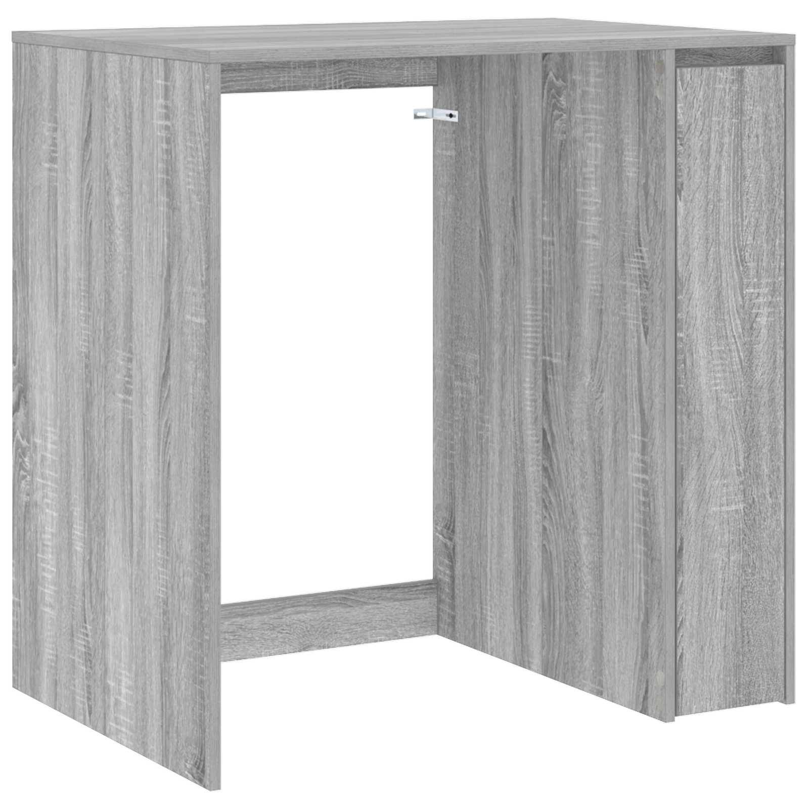 vidaXL Waschmaschinen-Schrank mit Tür Graues Sonoma 87 x 60 x 89 cm