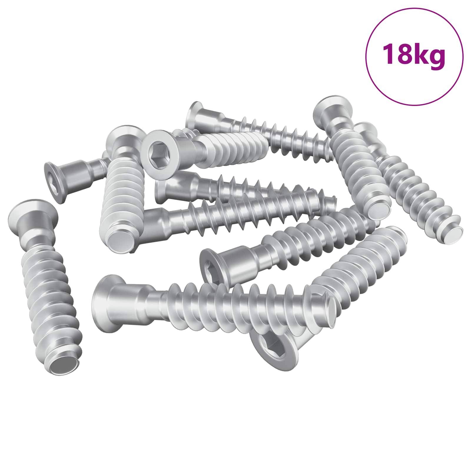 vidaXL Kopfschraube 2900 pcs Silber Stahl