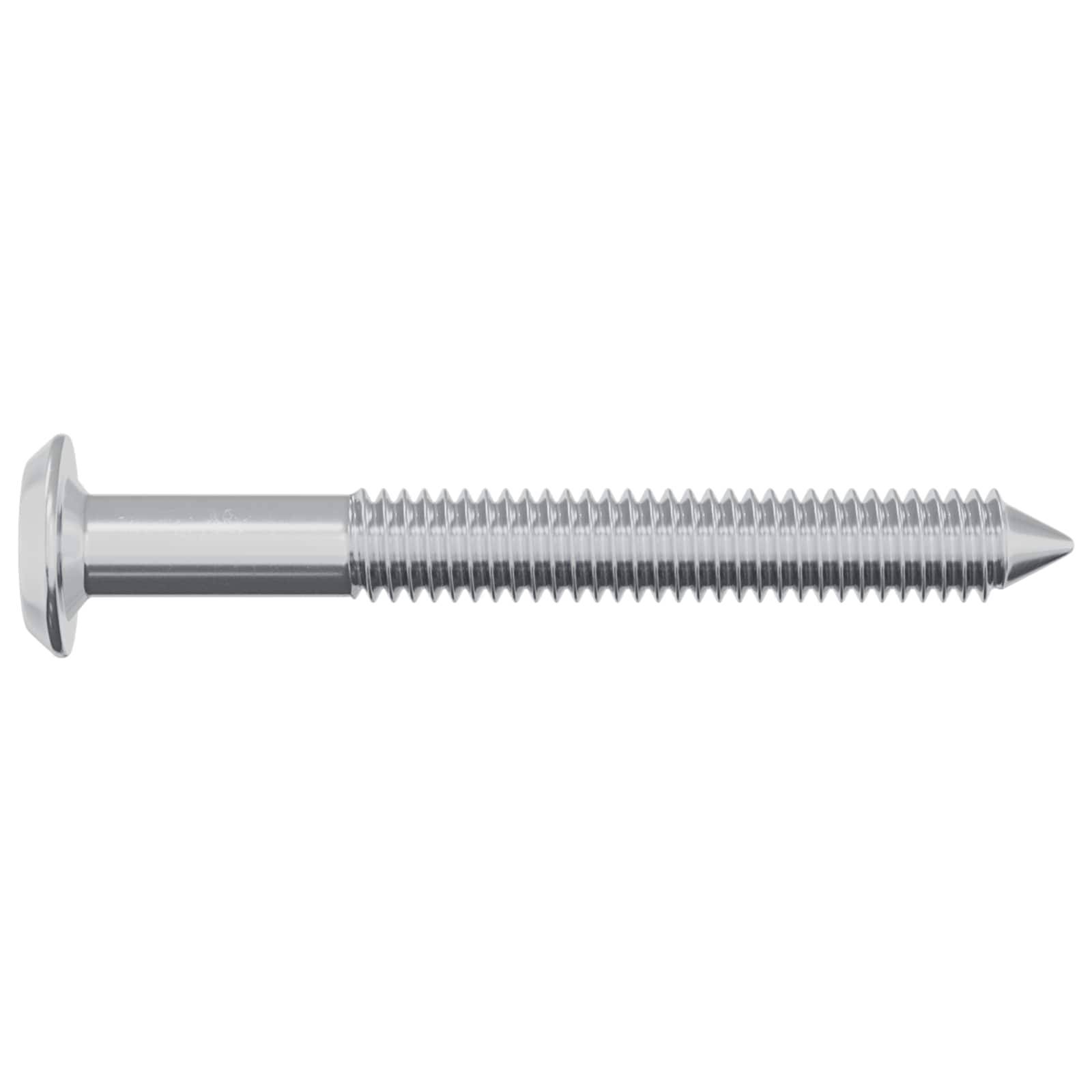 vidaXL Schraube 2 pcs Silber M6 x 50 mm Stahl