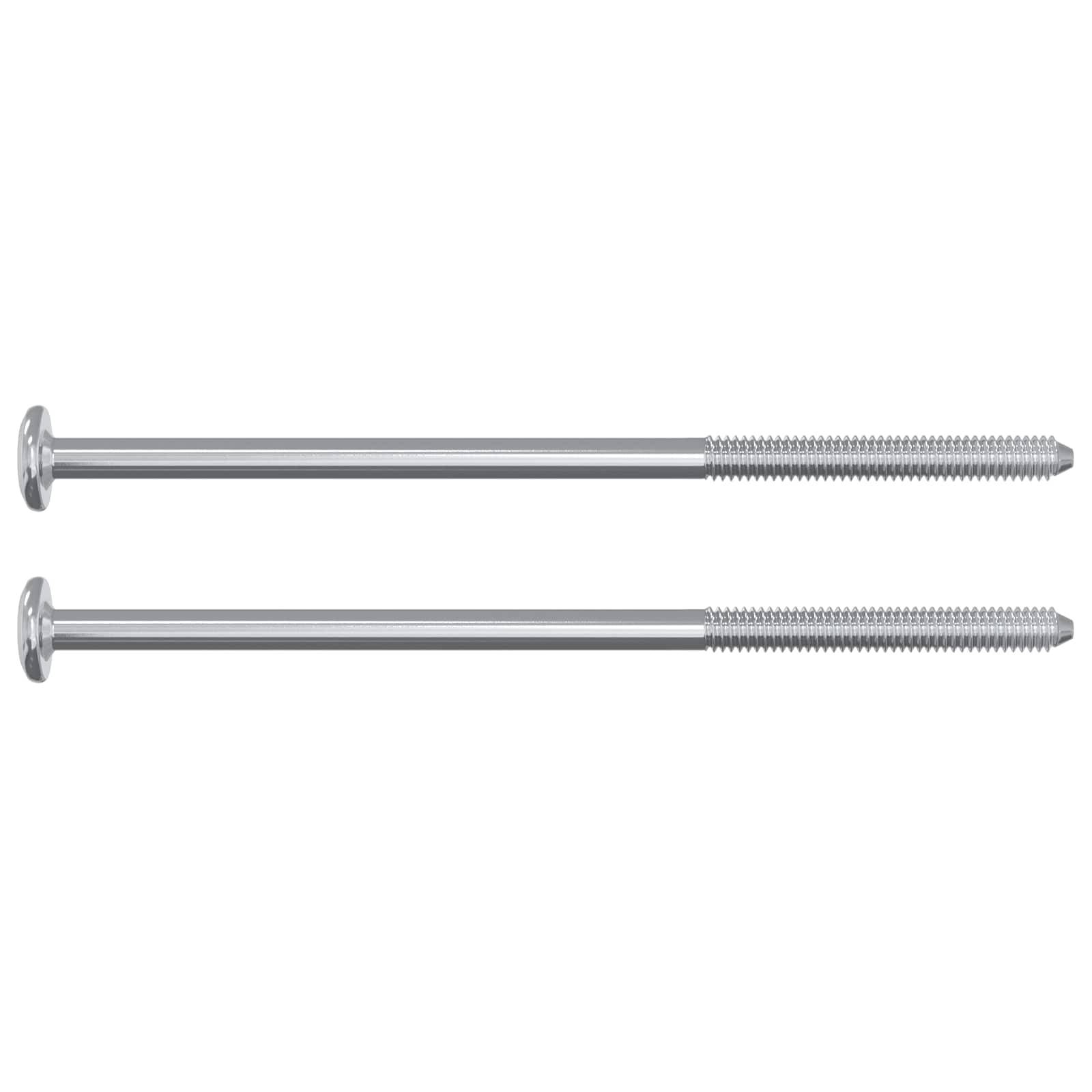 vidaXL Schraube 800 pcs Silber M6 x 120 mm Stahl