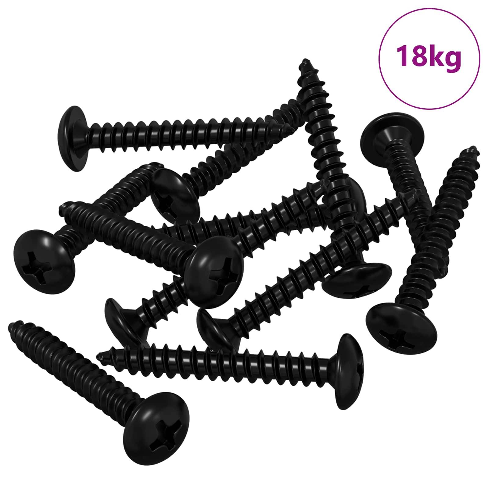 vidaXL Gewindeschneider Nagel 8219 pcs Schwarz Stahl