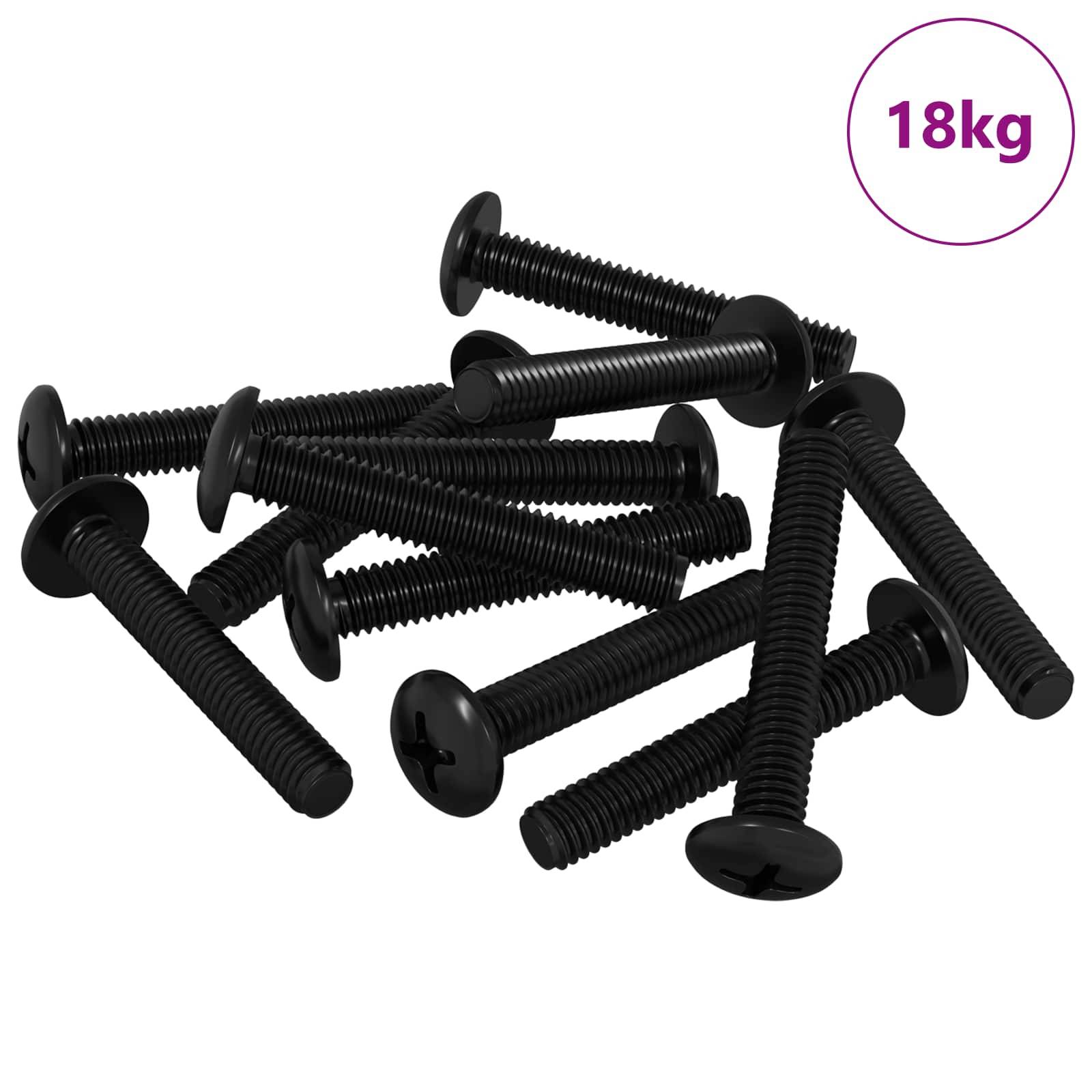 vidaXL Schraube 2647 pcs Silber 5 x 30 mm Eisen