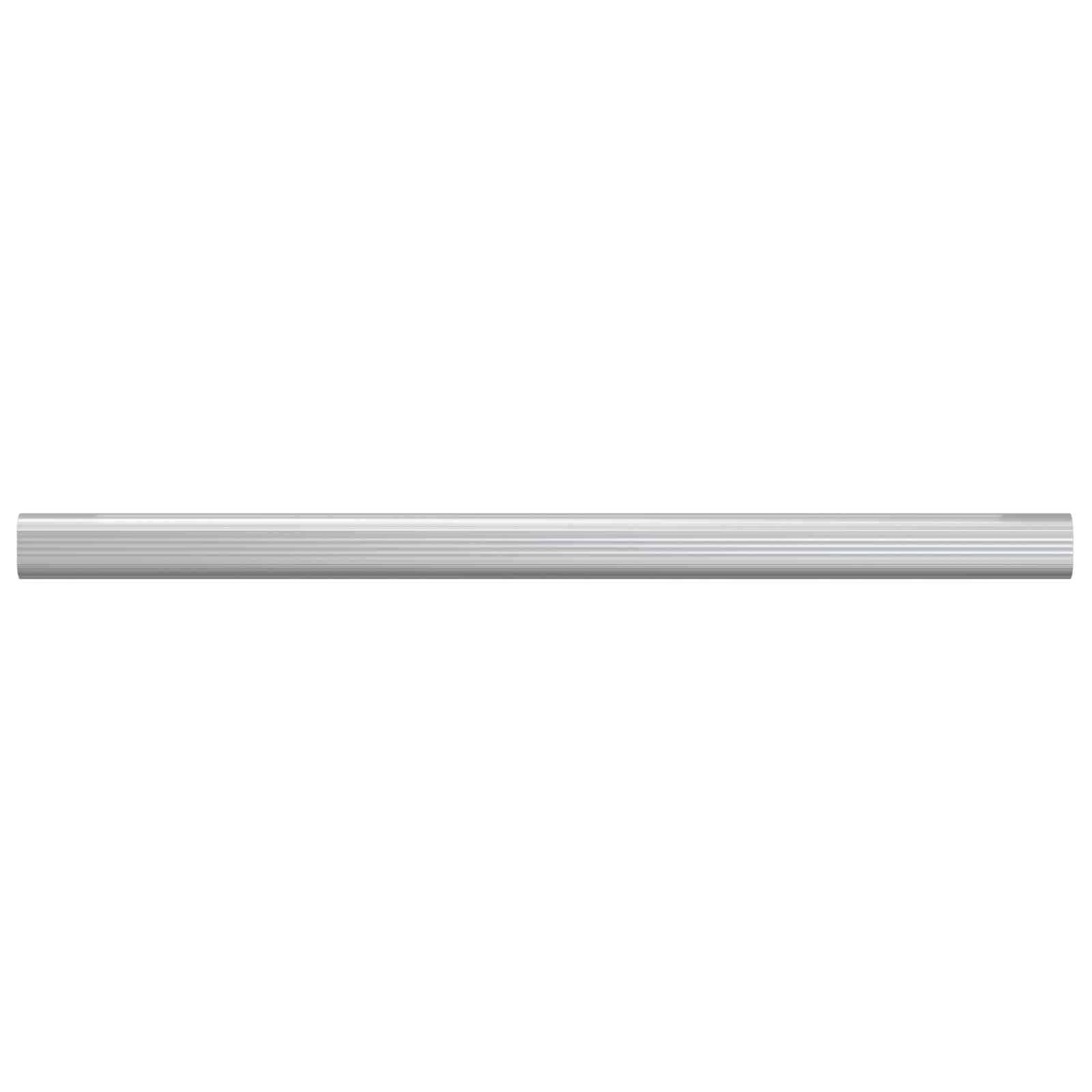 vidaXL Kleiderstange 2 pcs Silber 472 x 15 x 29 mm Aluminiumlegierung