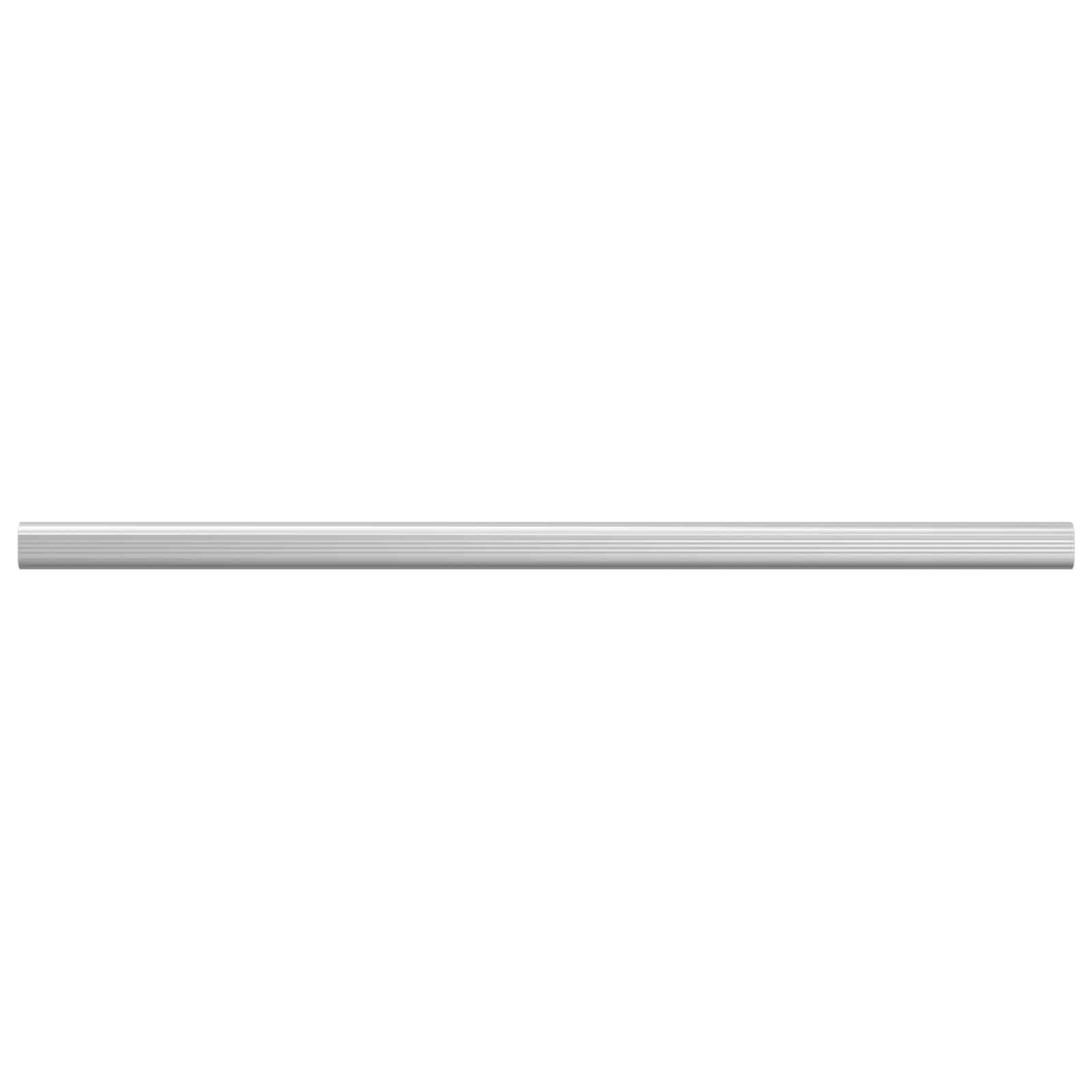 vidaXL Kleiderstange 2 pcs Silber 664 x 15 x 29 mm Aluminiumlegierung
