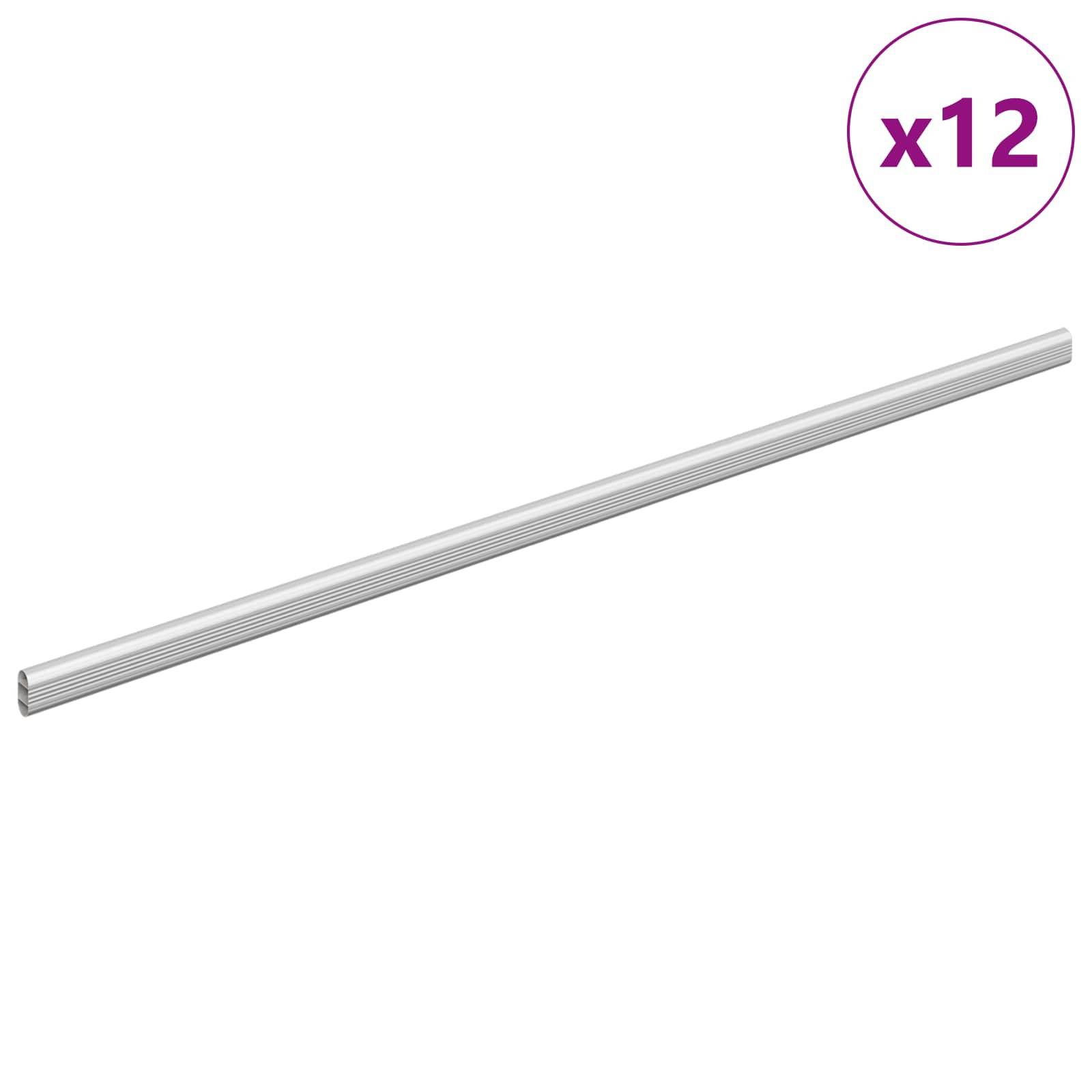 Ein L-förmiger Stab mit folgenden Abmessungen: Höhe 464 mm (18,3