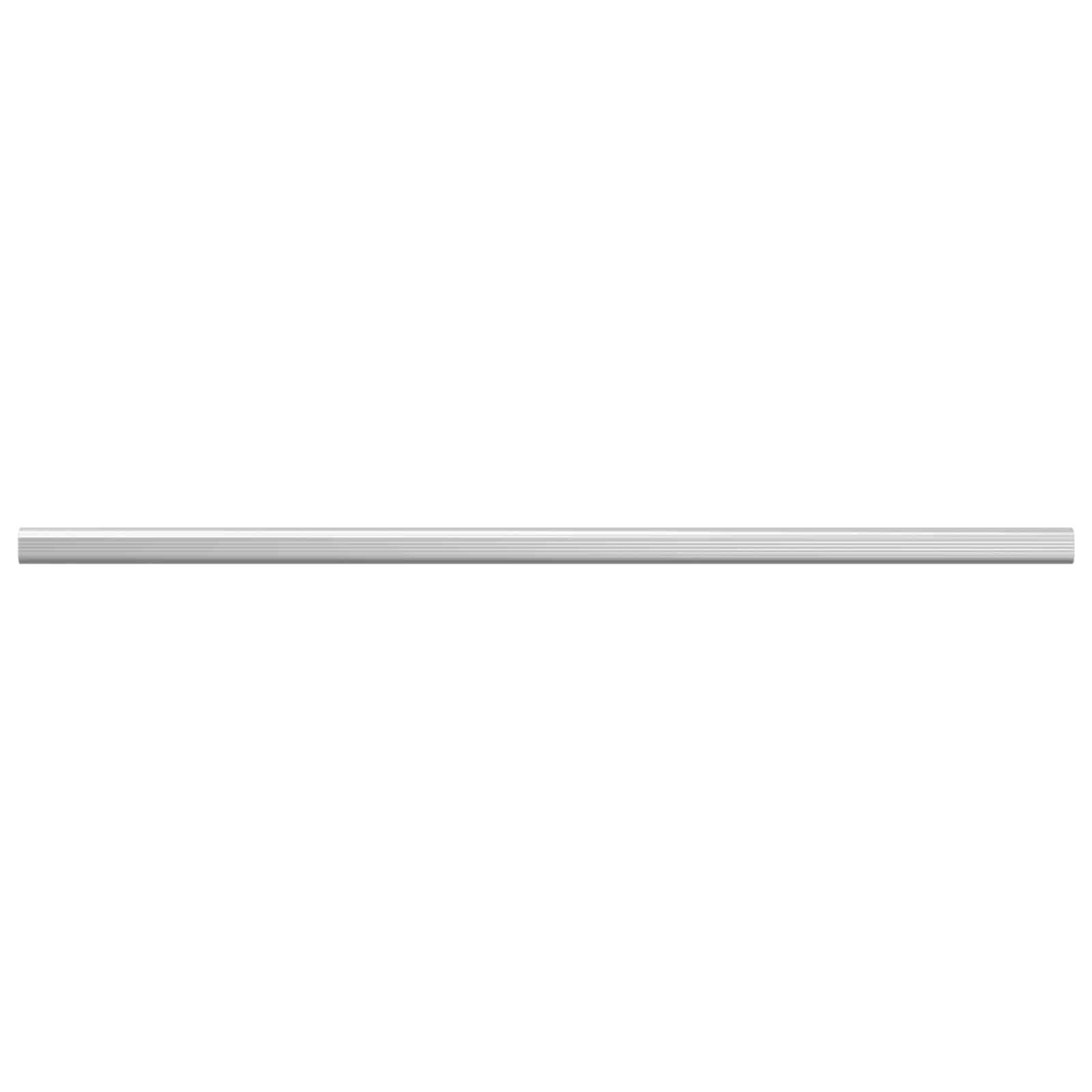 vidaXL Kleiderstange 2 pcs Silber 864 x 15 x 29 mm Aluminiumlegierung