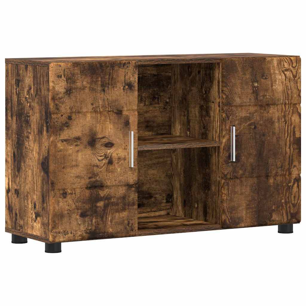 vidaXL Sideboard FLORIN Geräucherte Eiche 88,5 x 30,5 x 55,5 cm