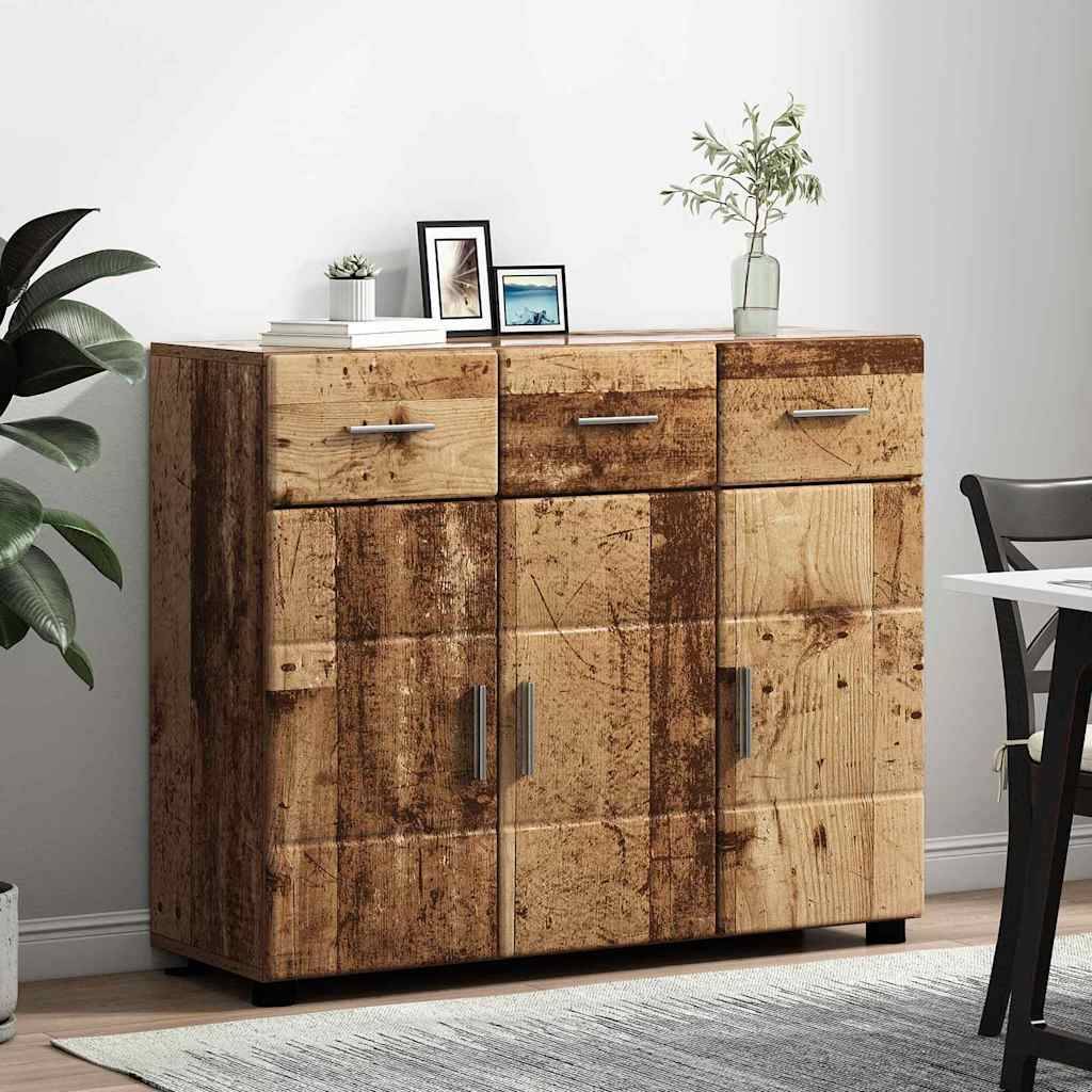 vidaXL Sideboard FLORIN Altholz 88,5 x 30,5 x 73 cm Holzwerkstoff