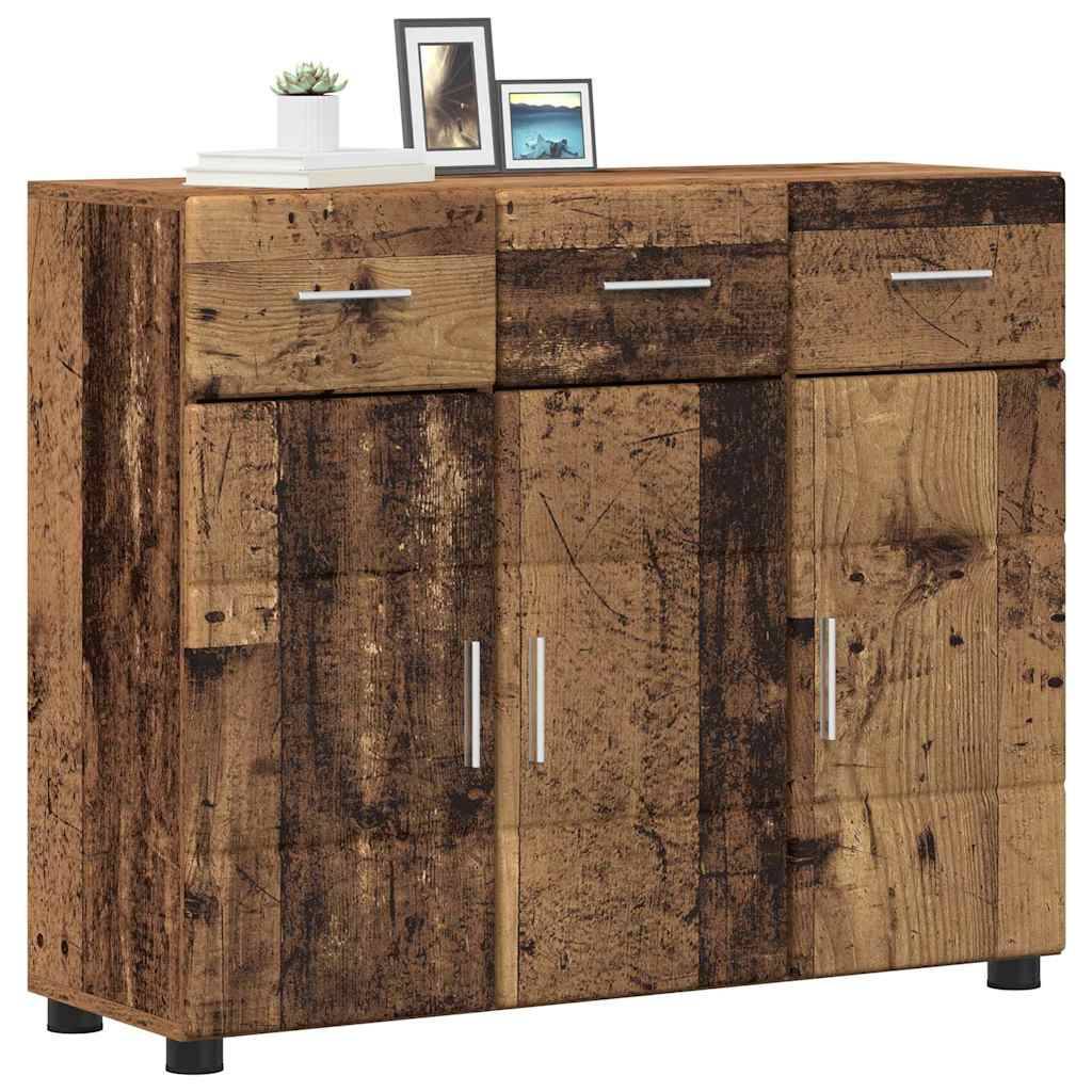vidaXL Sideboard FLORIN Altholz 88,5 x 30,5 x 73 cm Holzwerkstoff