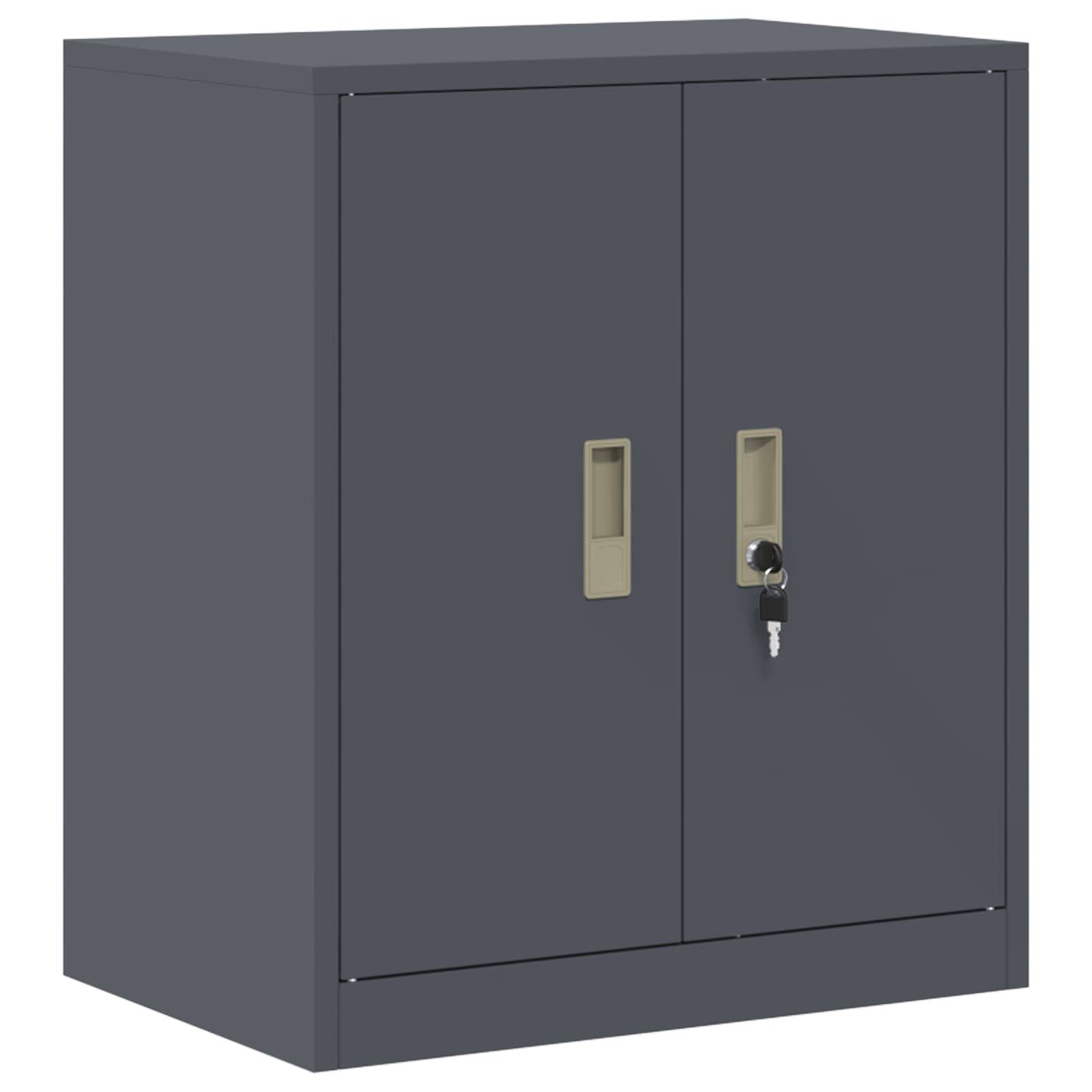 vidaXL Aufbewahrungsschrank Anthrazit 60 x 40 x 70 cm Stahl