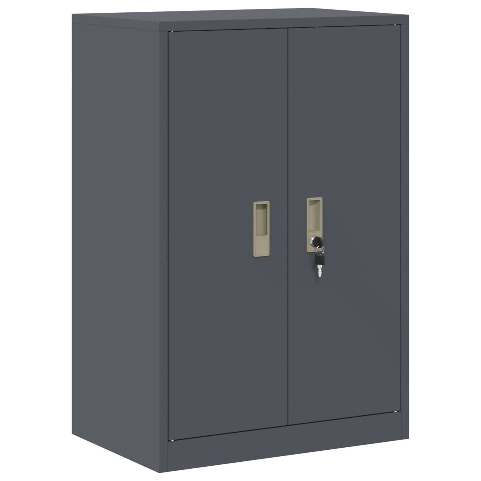 vidaXL Aufbewahrungsschrank Anthrazit 60 x 40 x 90 cm Stahl
