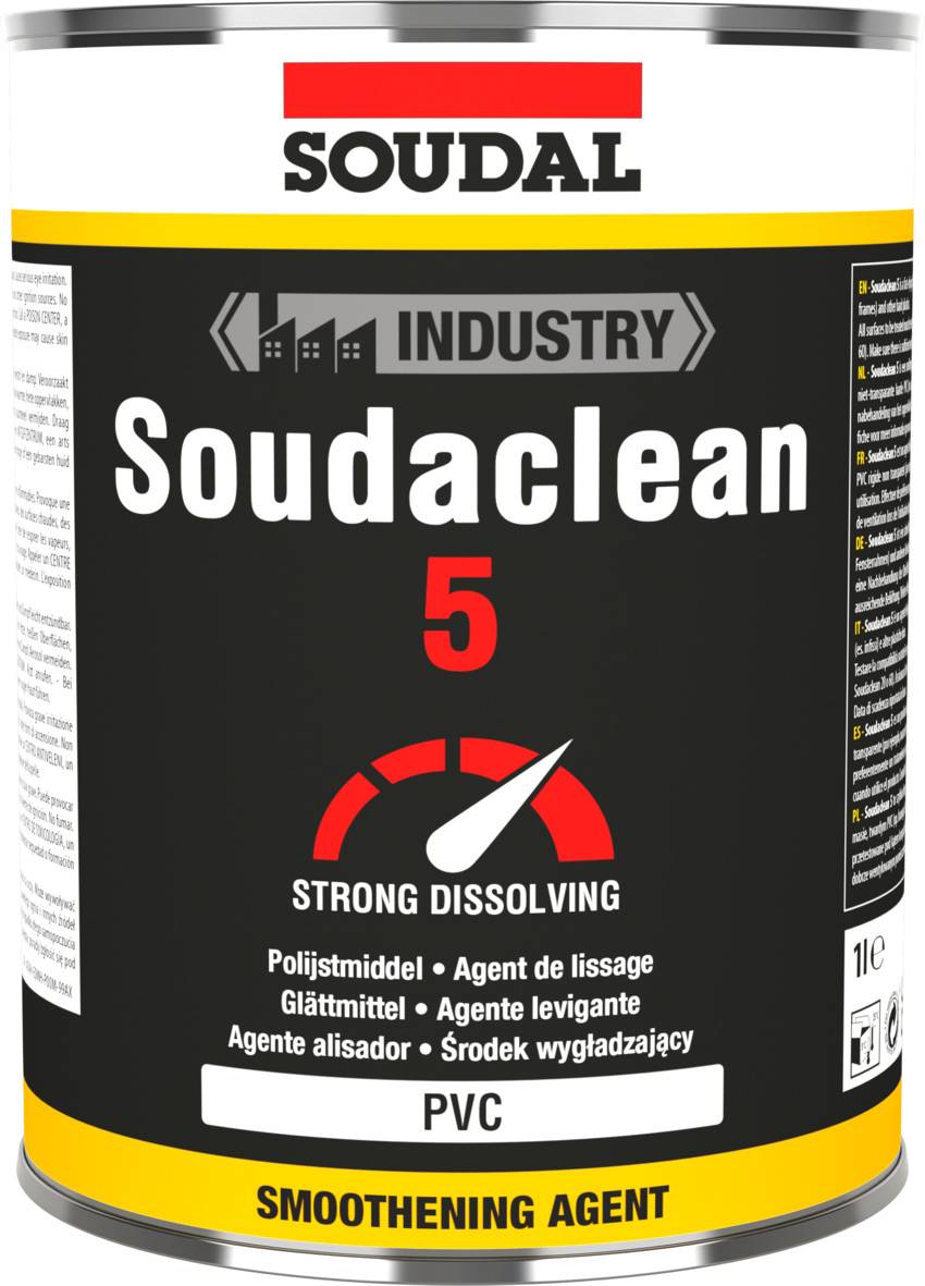 Kunstroffreiniger Soudaclean 5 stark anlösend 1 Liter Dose SOUDAL