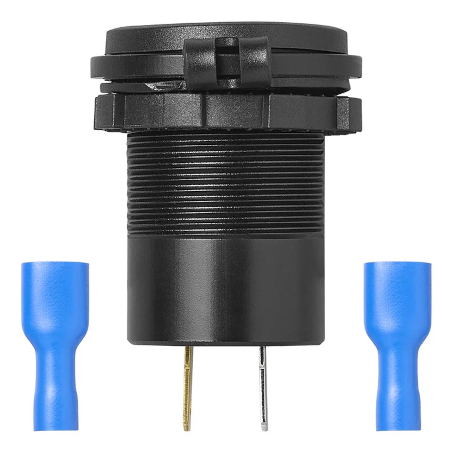 Eine rechteckige, graue 12-Volt-Batterie mit der Bezeichnung „FIAMM 12FGL70