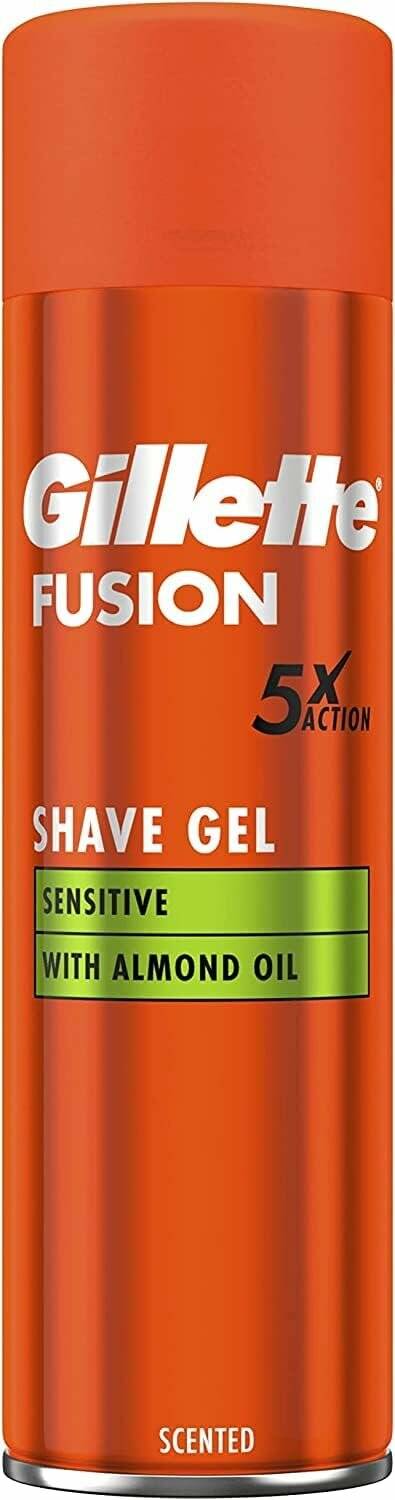 Gillette Fusion 5 Scented Shave Gel Ultra Sensitive 200ml