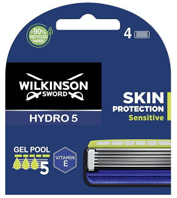 WILKINSON Sword Men Hydro5 Haut Protection Sensitive Ersatz-Rasierklingen 4 Stk.