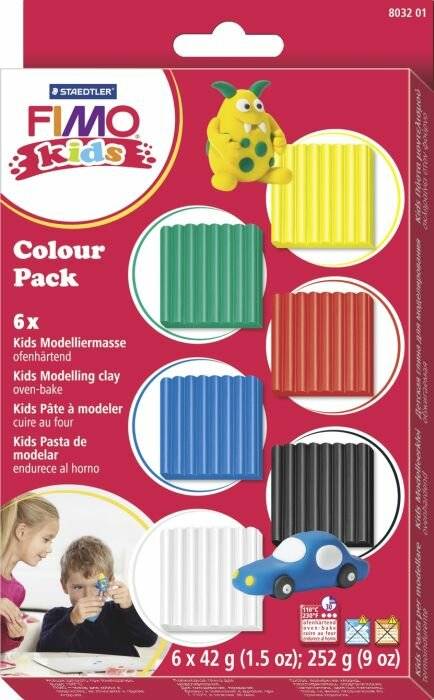 FIMO kids Colour Pack - basic 6x42g