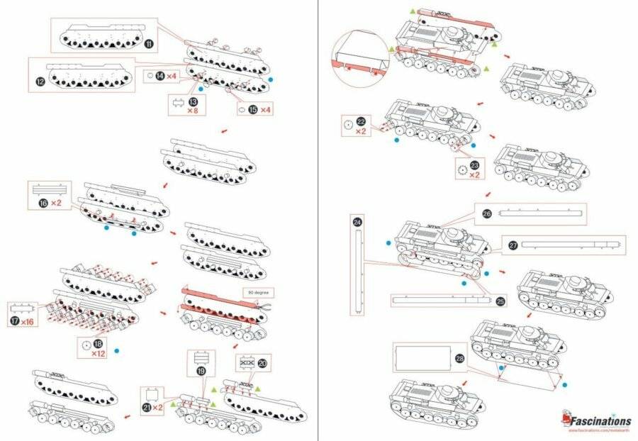 METAL EARTH 3D-Puzzle Tank Chi - ha