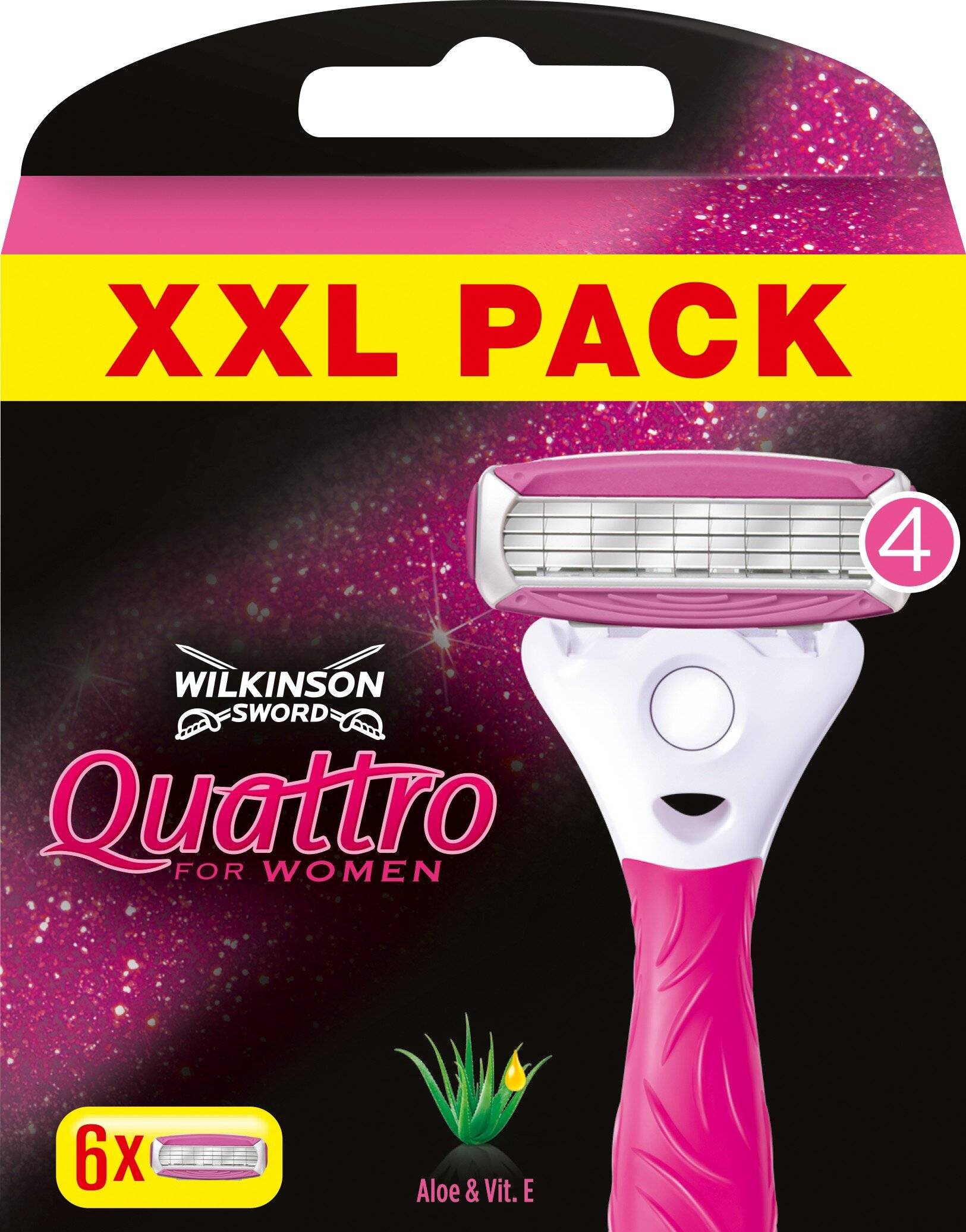 Quattro For Women Wilkinson Sword 6 pc