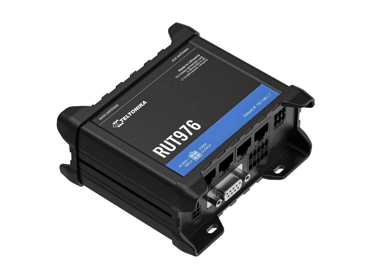 Teltonika RUT976 - Wireless Router - Netz - WWAN4-Port-Switch - 5G - LTE - 4G -