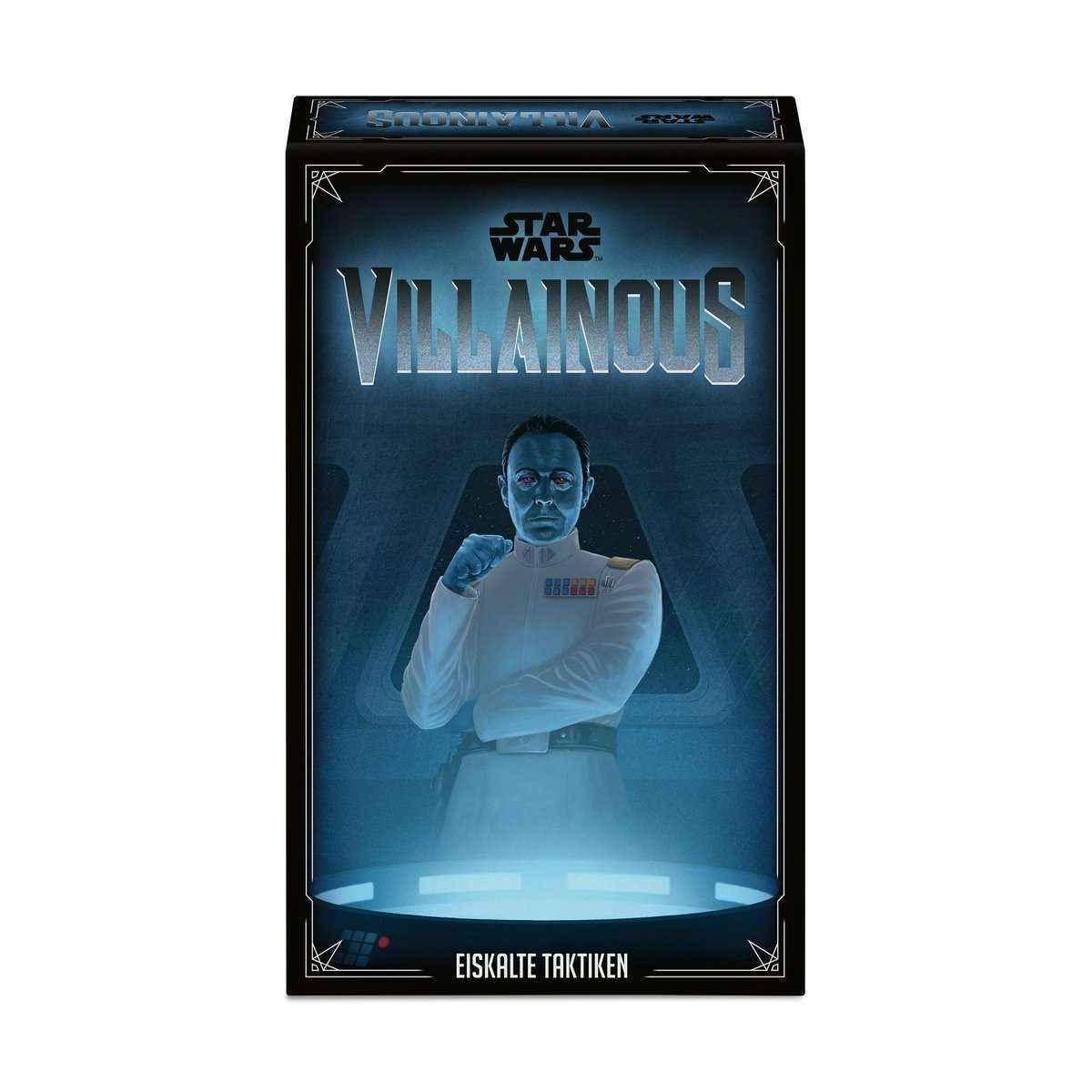 Eine Schachtel mit dem Brettspiel „Star Wars Villainous