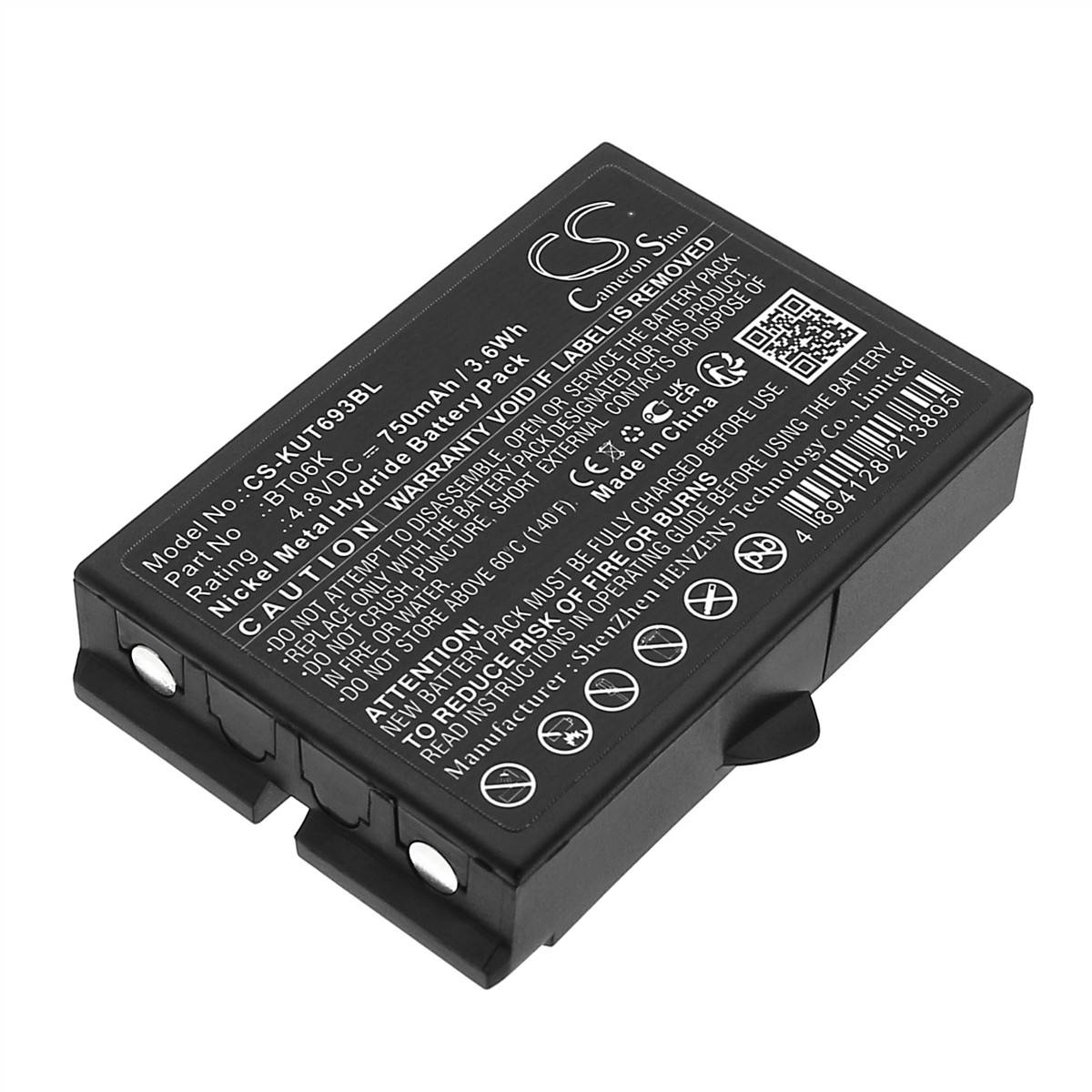 Ersatzakku für IKUSI 2303692 / BT06K - 4,8 Volt 750mAh Ni-MH