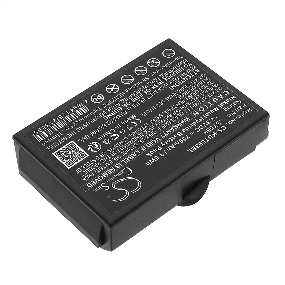 Ersatzakku für IKUSI 2303692 / BT06K - 4,8 Volt 750mAh Ni-MH