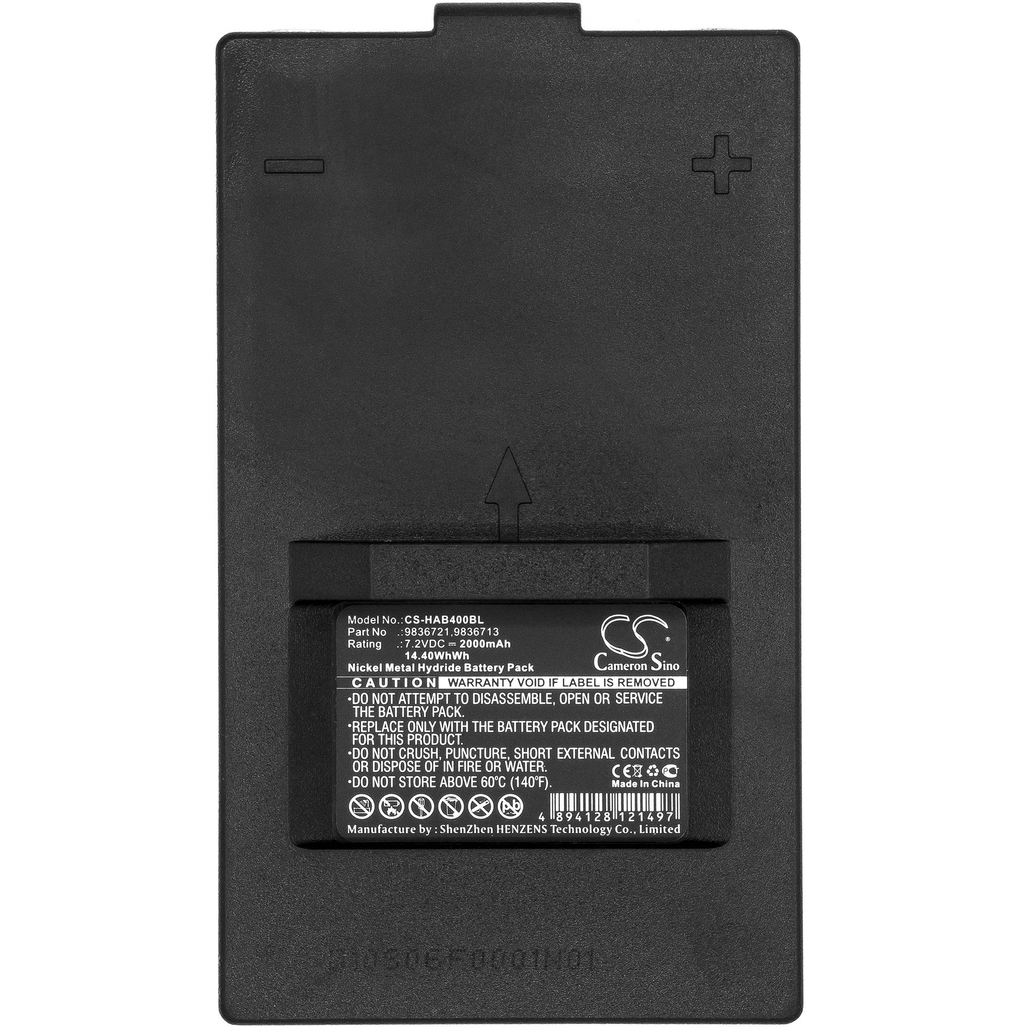 Ersatzakku für Kransteuerung Hiab Hi Drive 4000 / Olsberg / 2055112 - 7,2 Volt 2000mAh Ni-MH