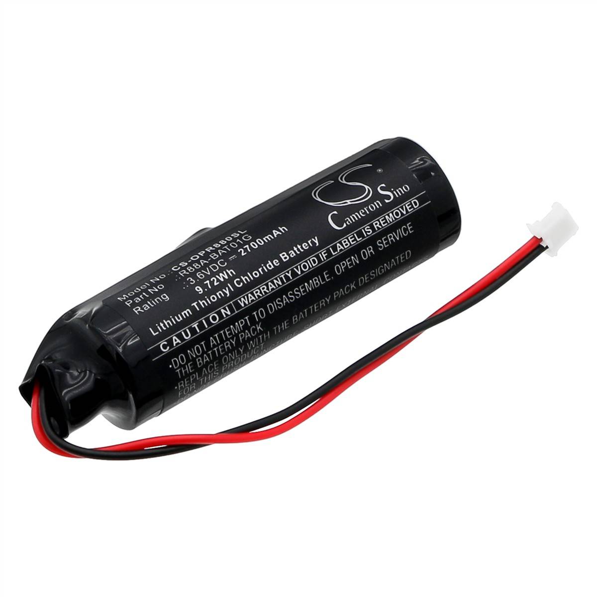 Ersatzbatterie - CS-OPR880SL - für Omron Accurax G5 / Omron R88A-BAT01G - 3,6 Volt 2700mAh Li-SOCl2 mit Stecker