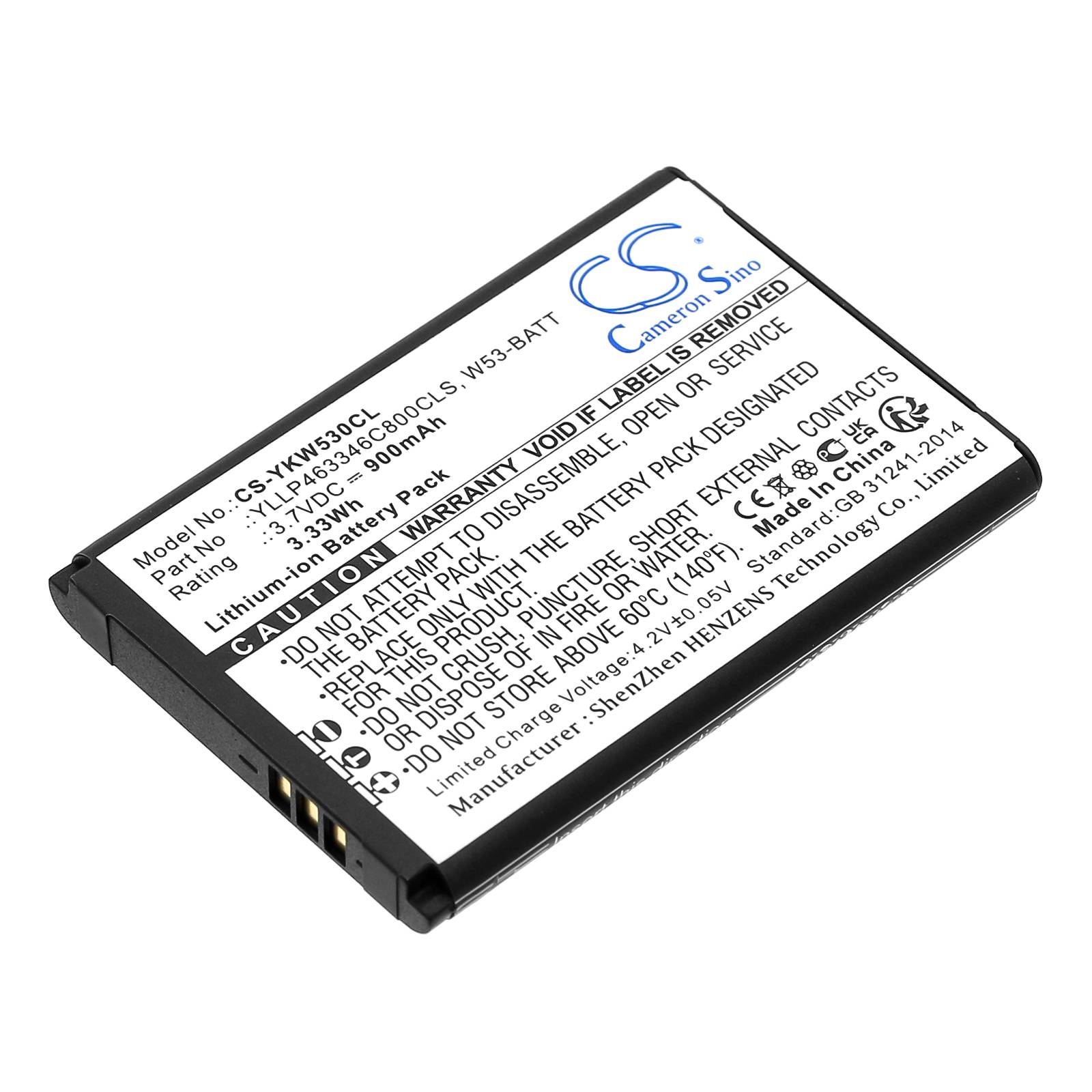 Cameron Sino CS-YKW530CL Akku für Yealink W53 / W73 / W78