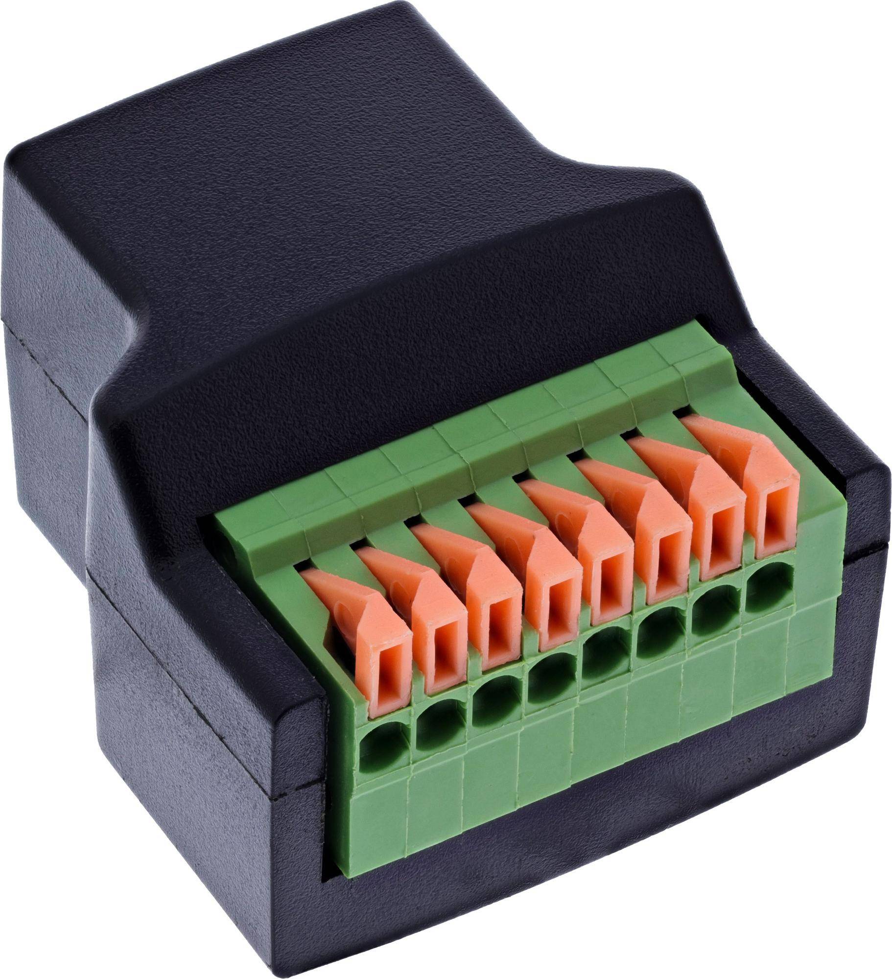 InLine RJ45 Buchse an Terminalblock