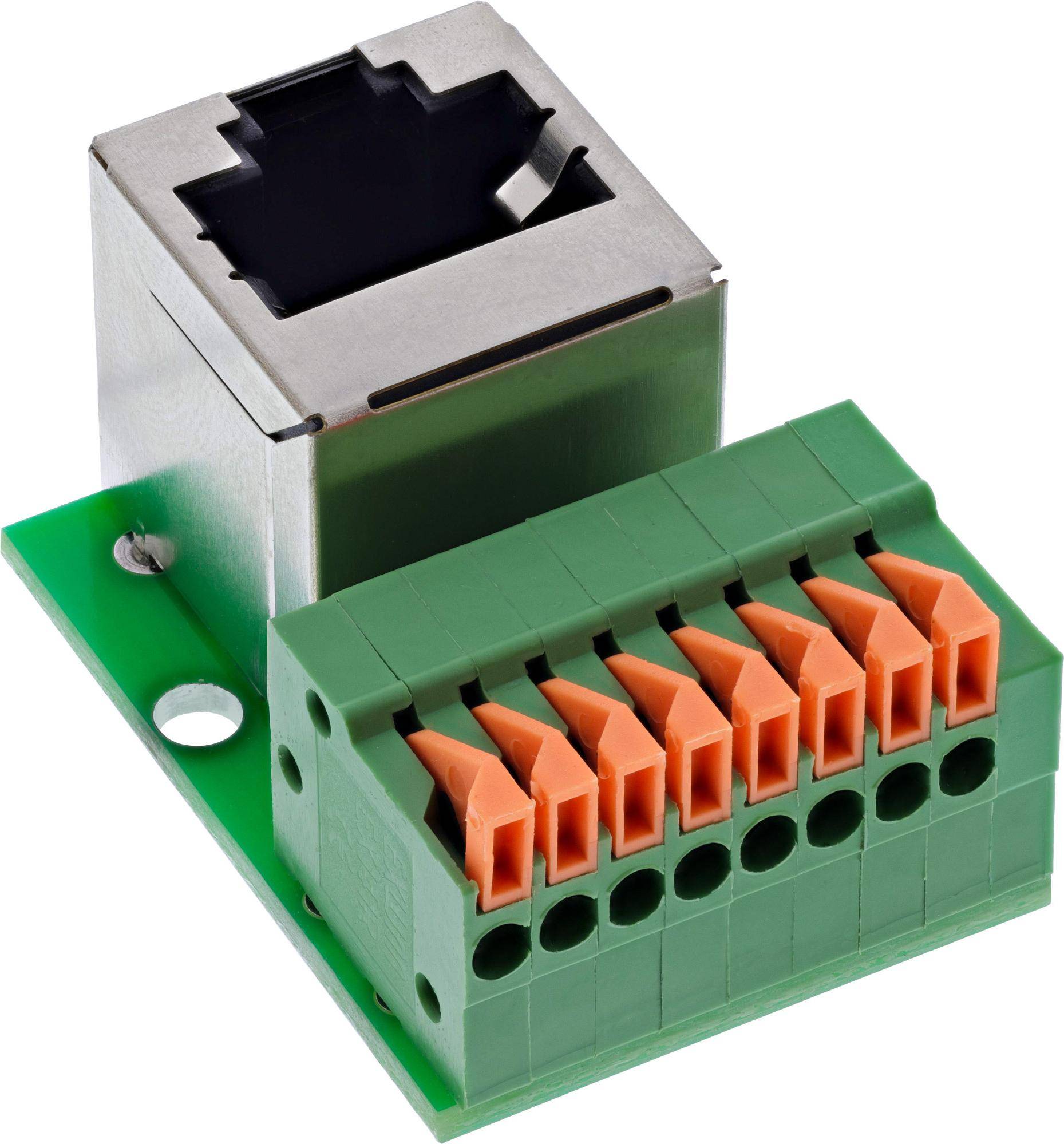 InLine RJ45 Buchse an Push-In-Klemme
