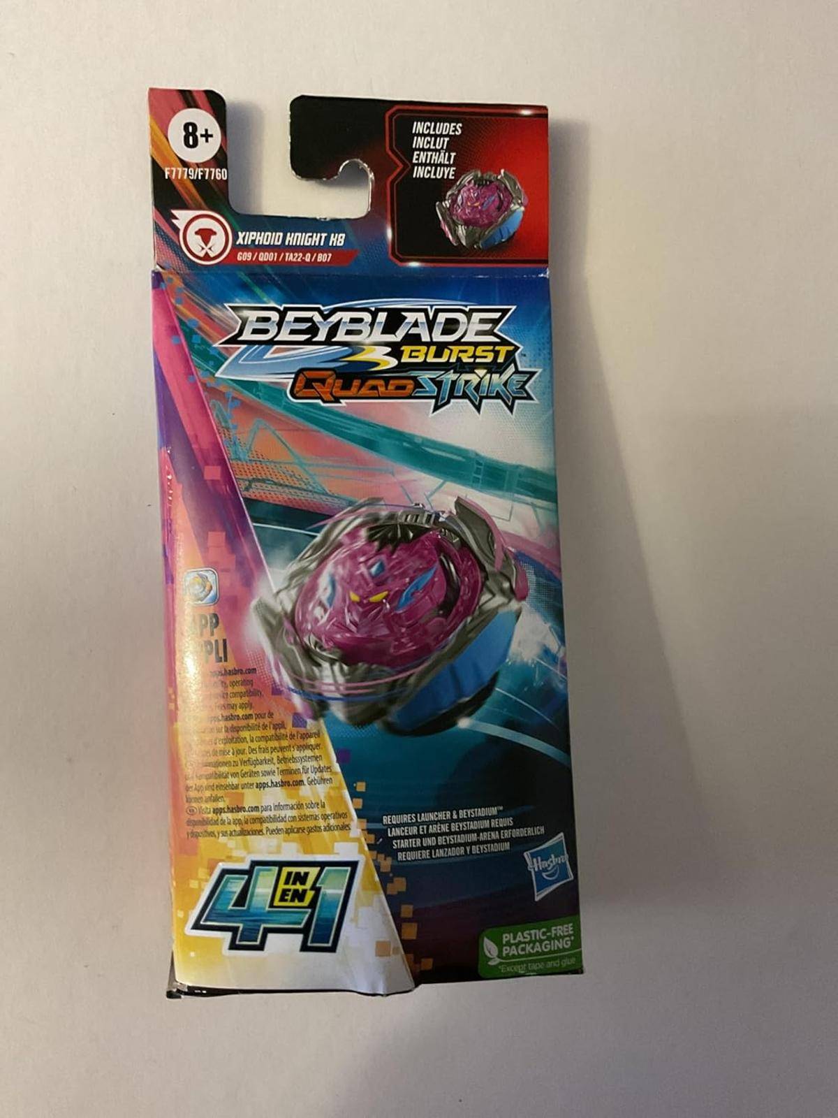 Verpackung für „Beyblade Burst QuadStrike Xiphoid Knight